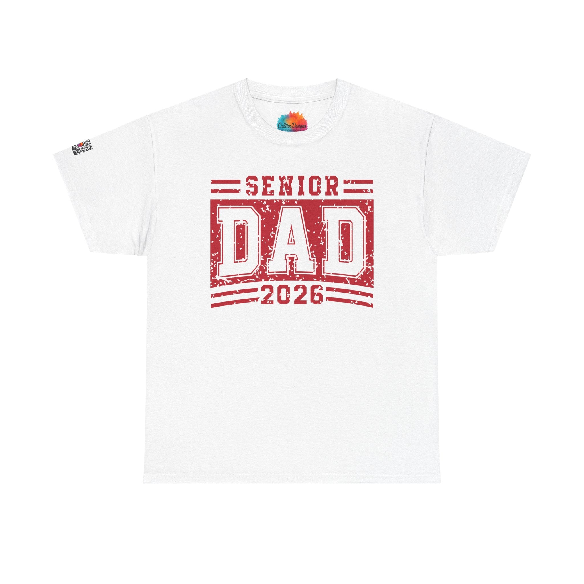 Senior Dad 2026 T-Shirt | Proud Dad Graduation Tee | Class of 2026 Parent Shirt | Cr8tive Designs