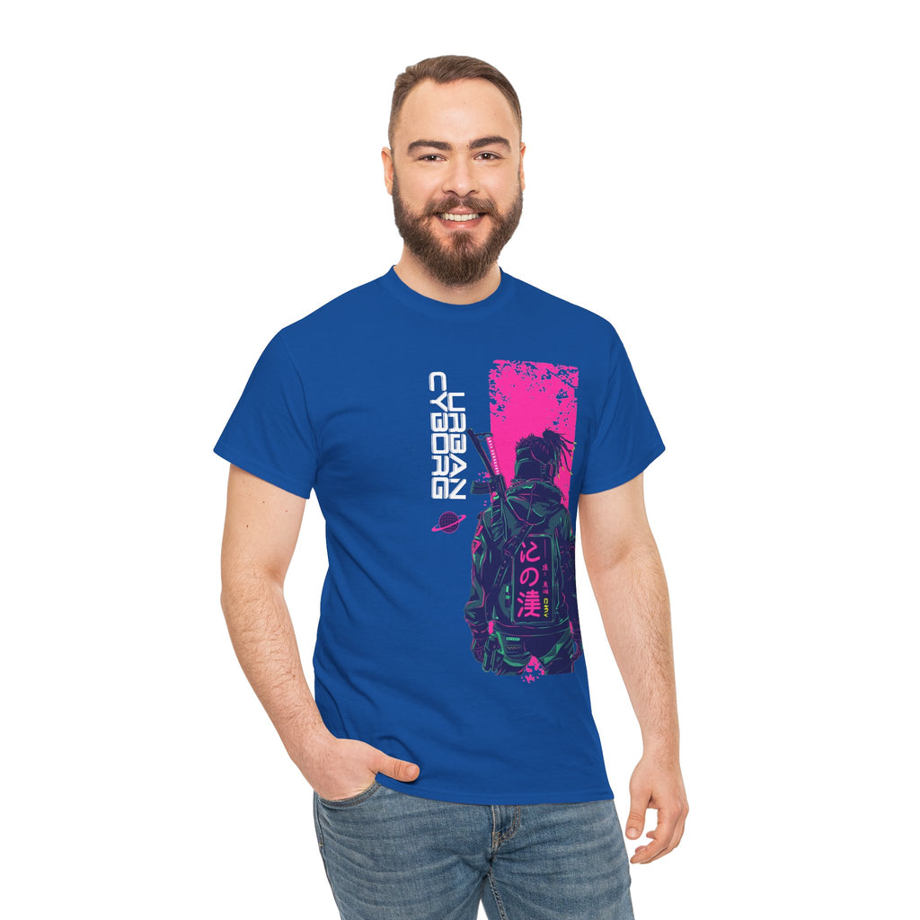 Urban Cyborg | Neon Cyberpunk Tshirt Design | Cr8tive Designs