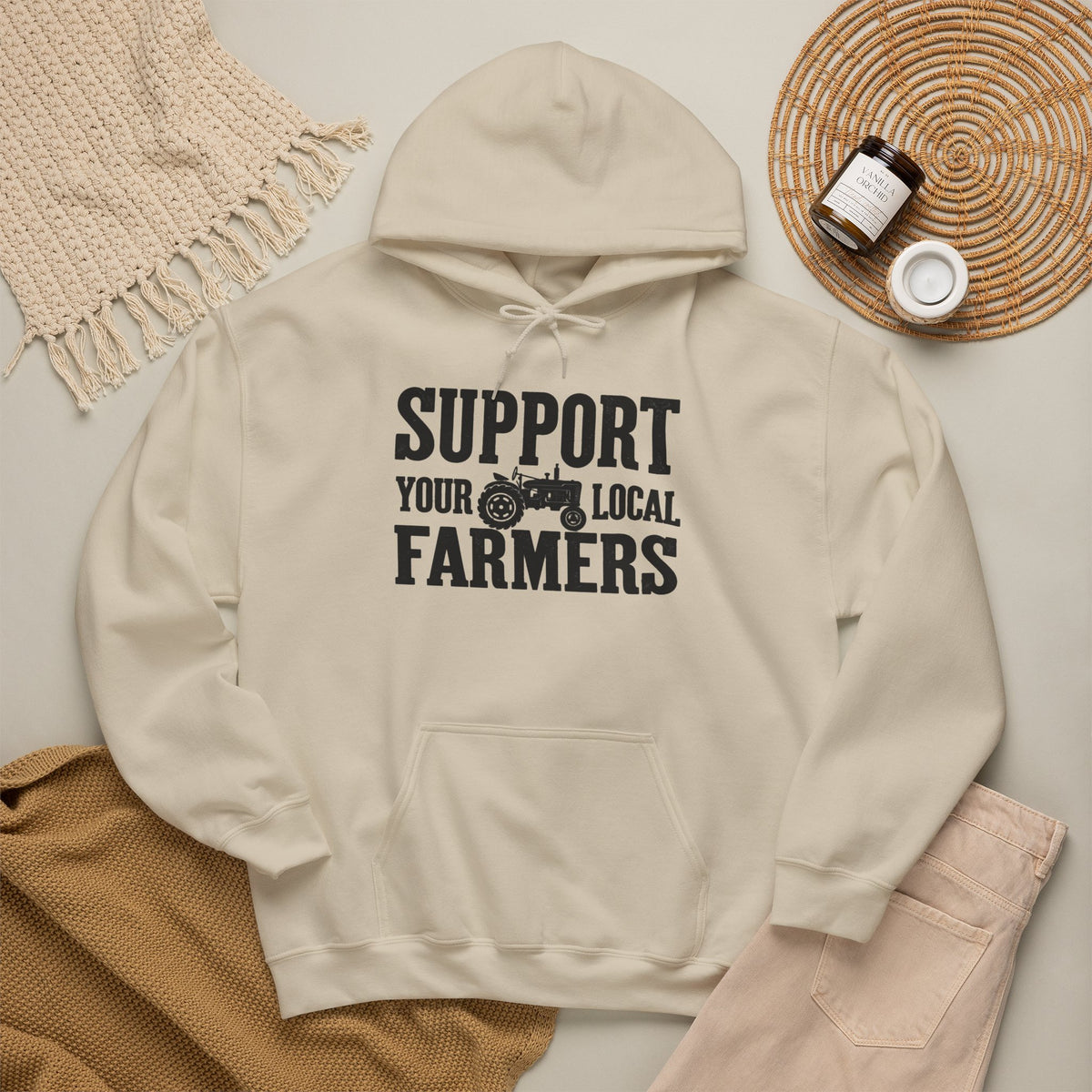 Support Your Local Farmers Hoodie | Cr8tive Designs