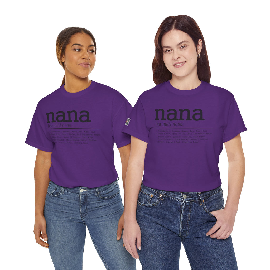 Nana Gift T-Shirt | Cute Grandma Definition Quote Tee | Cr8tive Designs