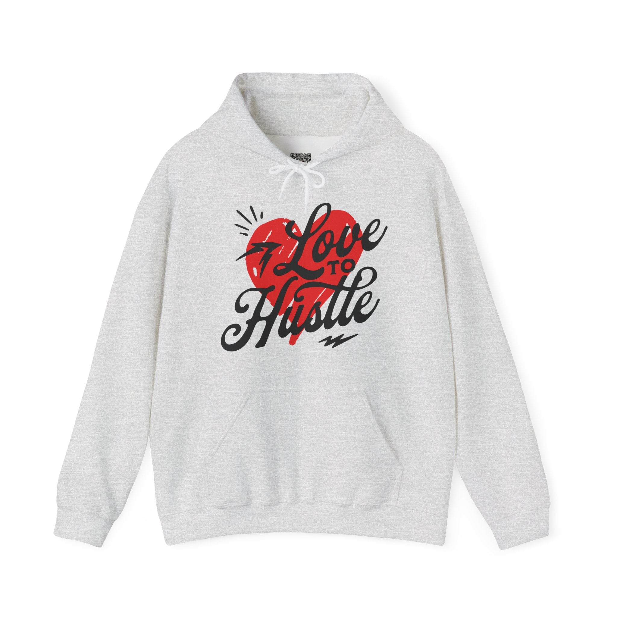 Love to Hustle | Bold Retro Motivational Hoodie | Cr8tive Designs