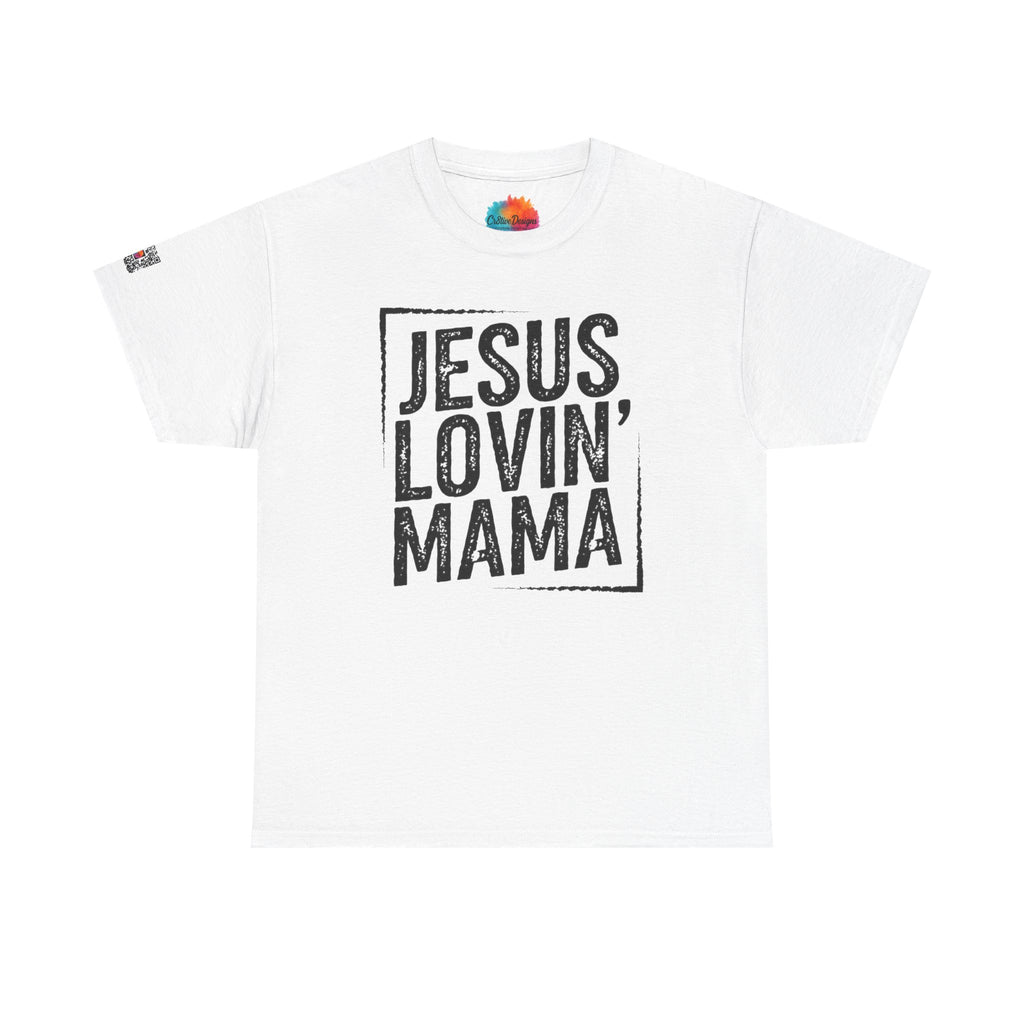 Jesus Lovin Mama Graphic Tee – Christian Mom Shirt, Faith-Based Mama Tee, Religious Gift | Cr8tive Designs