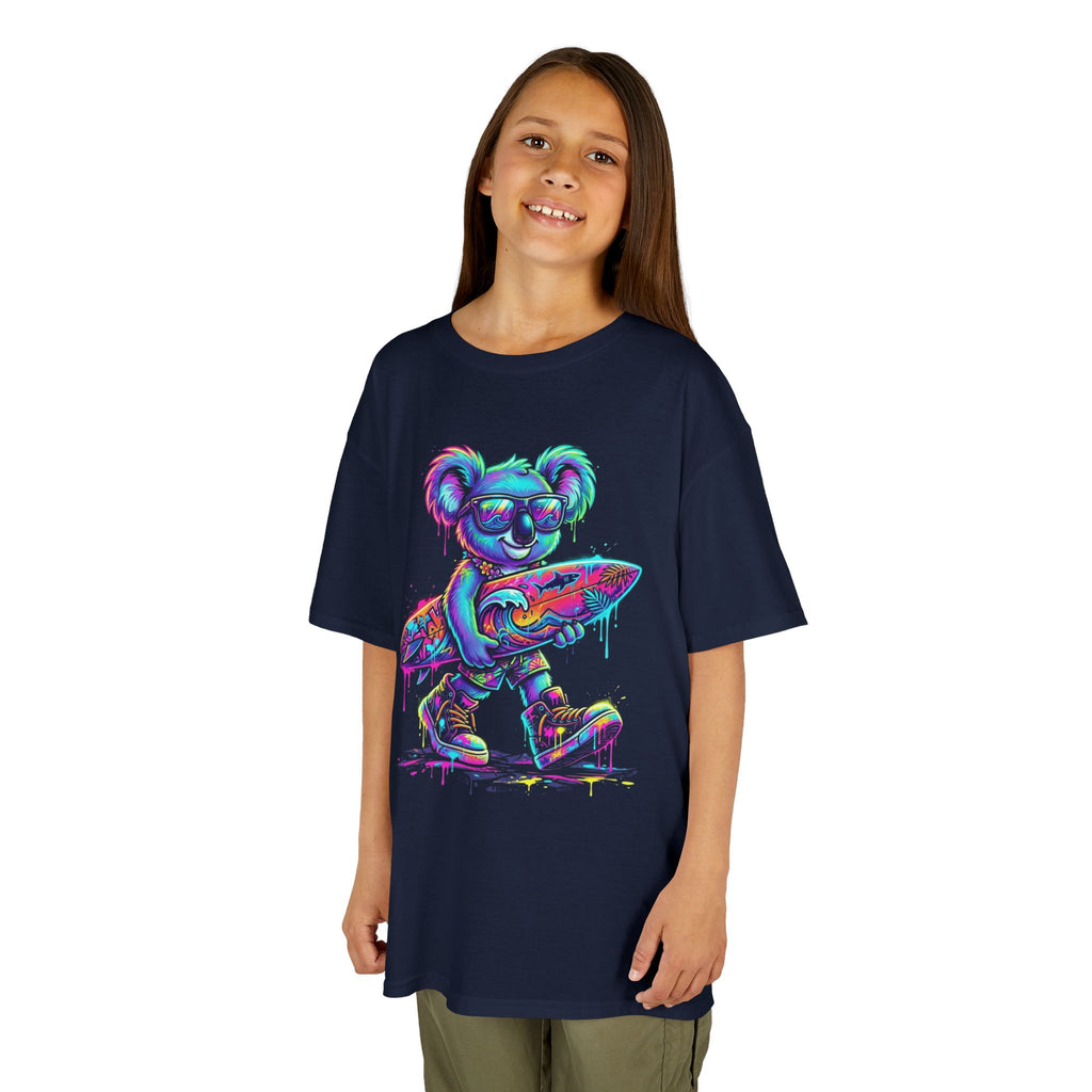 Neon Surfing Koala Graphic Tee | Cr8tive Designs