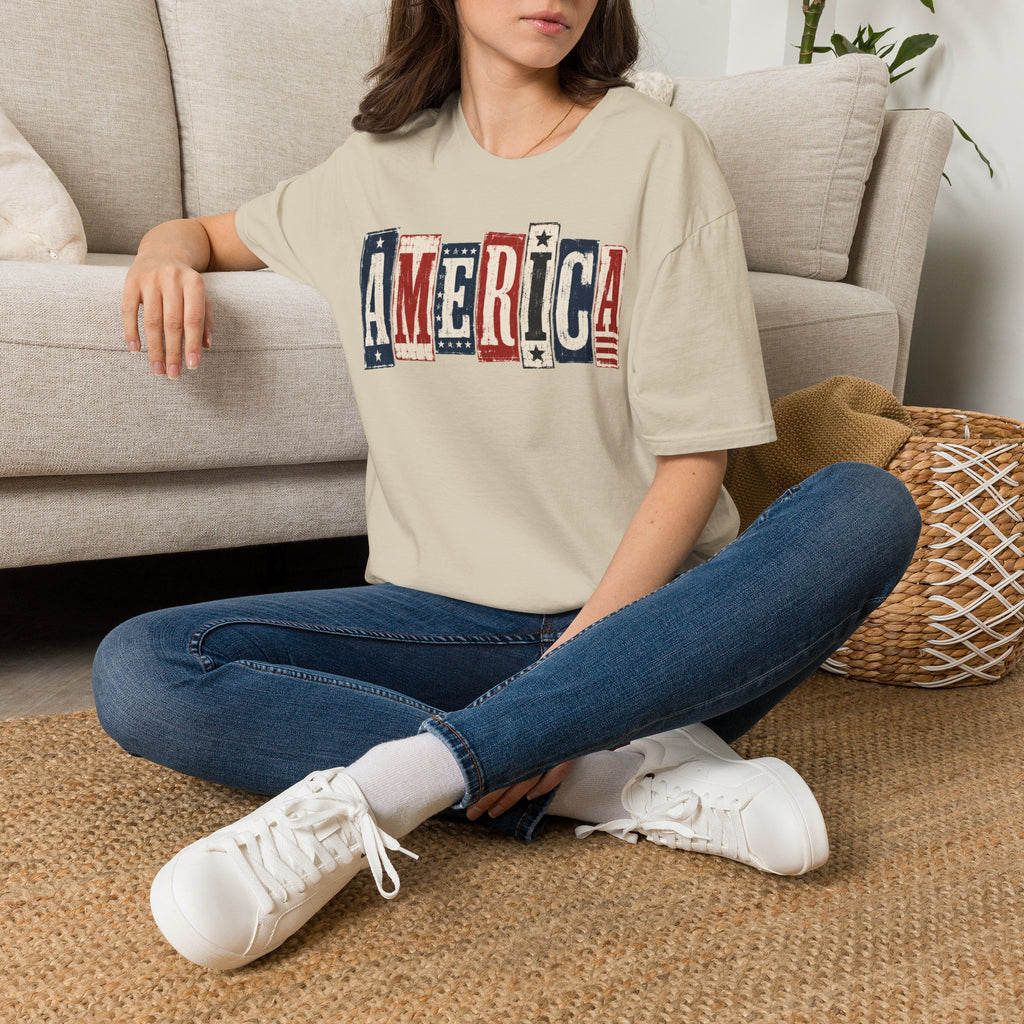 America | Distressed Americana T-Shirt | Cr8tive Designs
