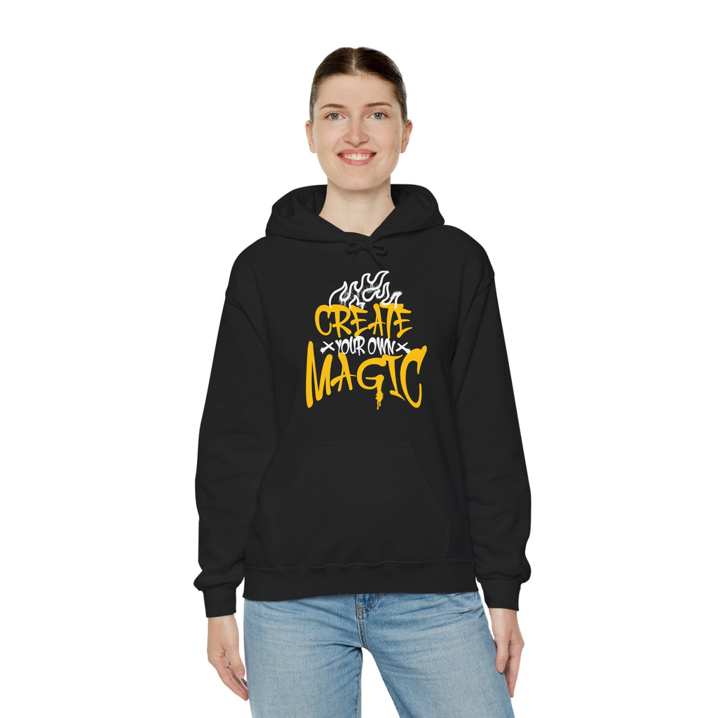 Create Your Own Magic | Bold Inspirational Hoodie | Cr8tive Designs