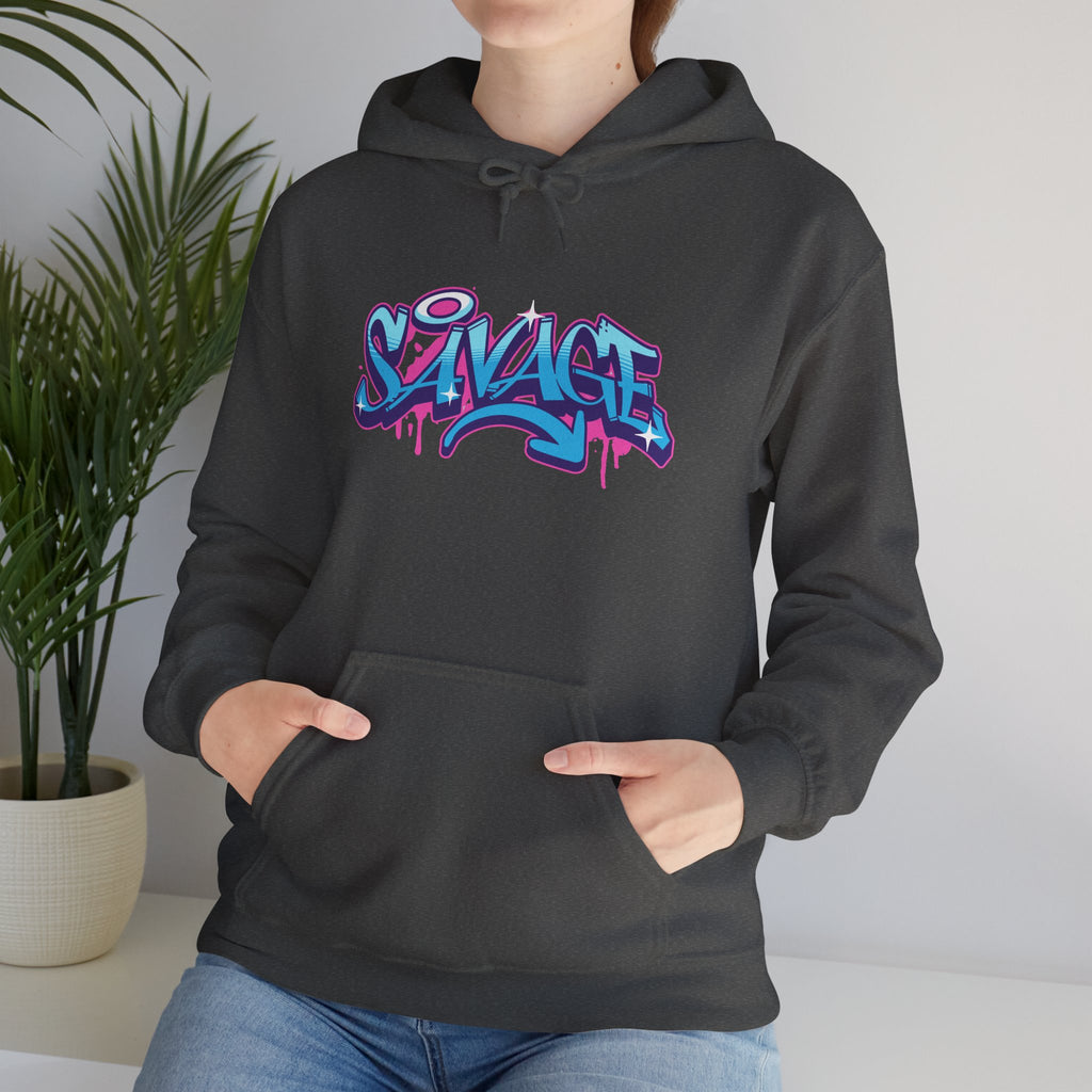 Savage | Colorful Graffiti Streetwear Hoodie | Cr8tive Designs