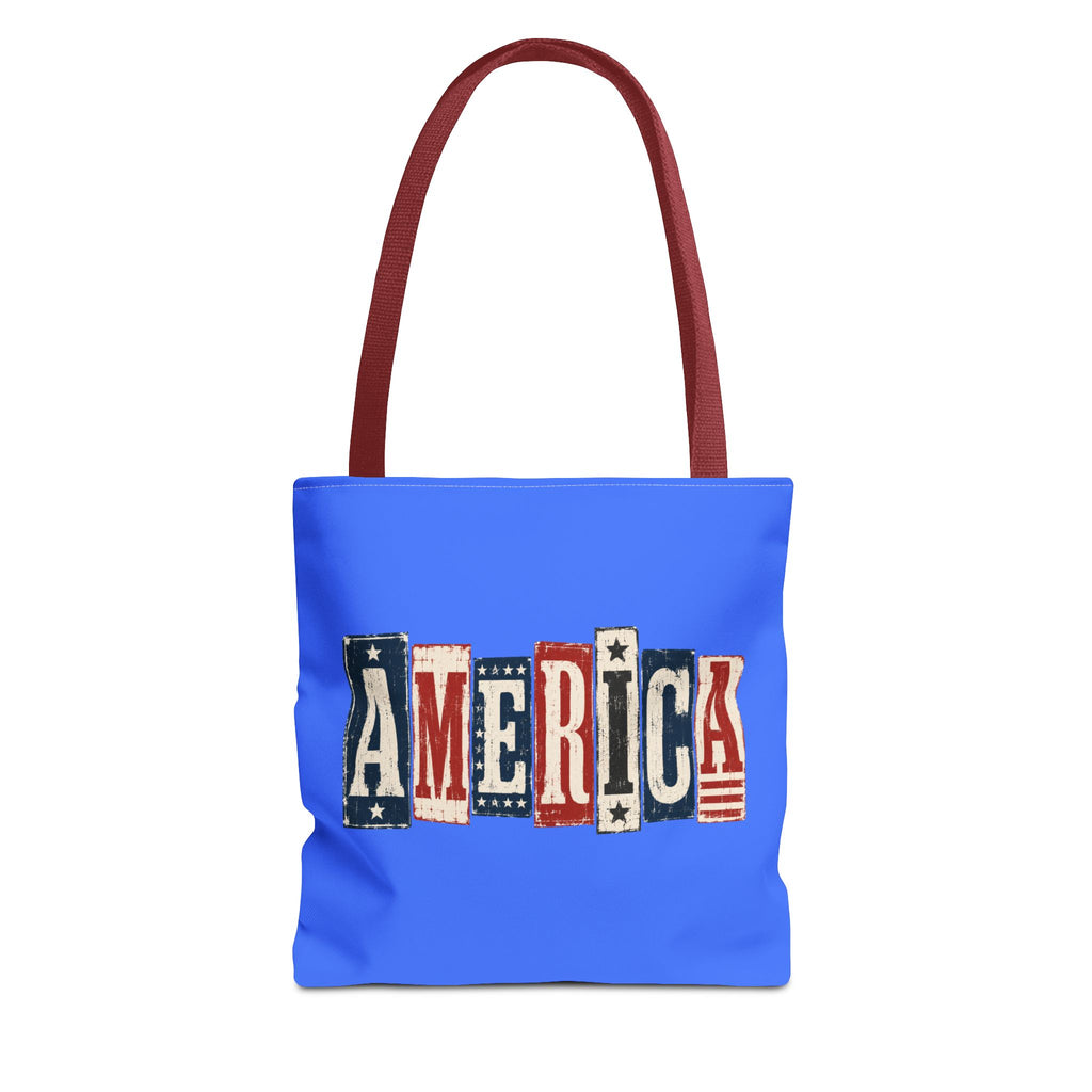 America | Patriotic Vintage Tote Bag | Cr8tive Designs
