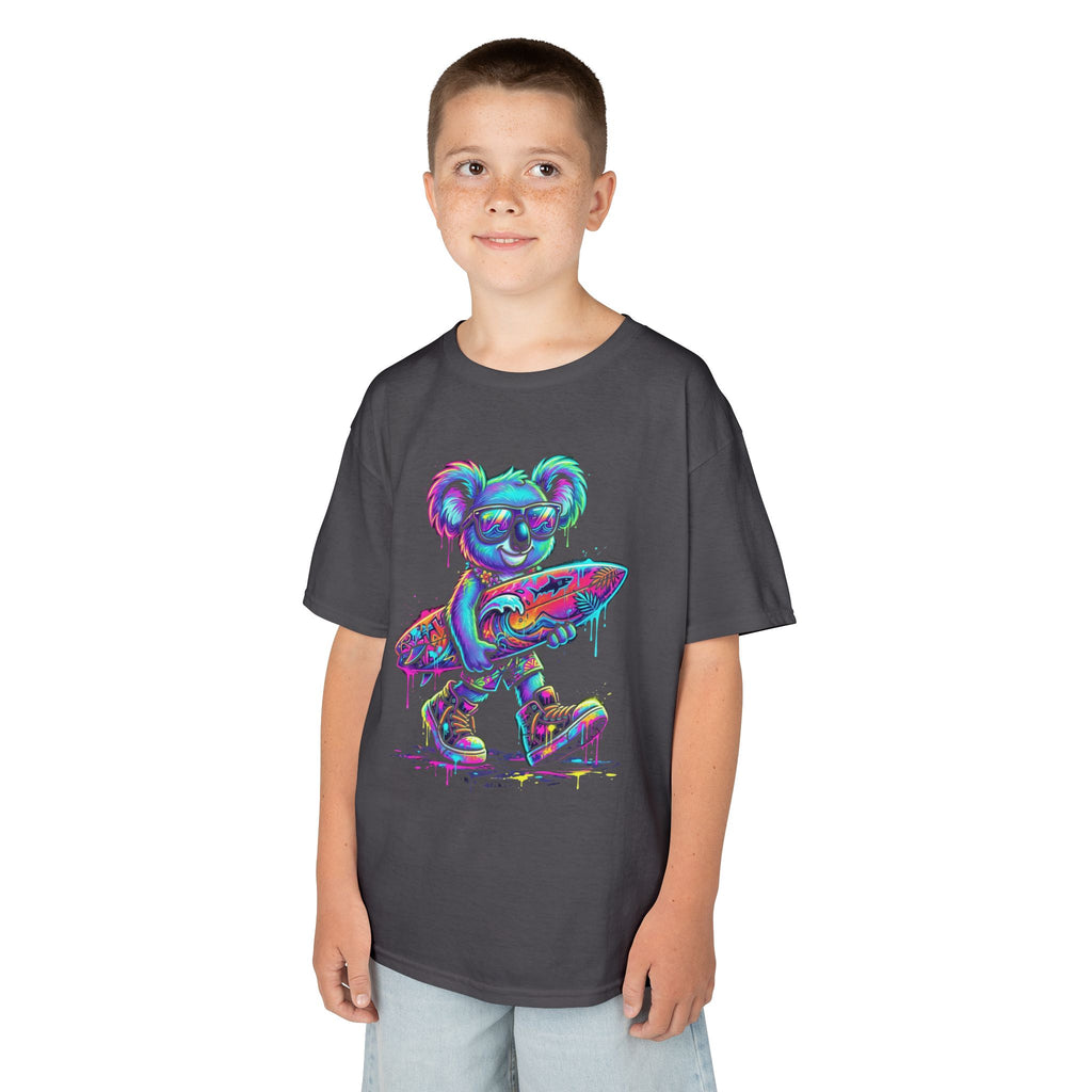 Neon Surfing Koala Graphic Tee | Cr8tive Designs