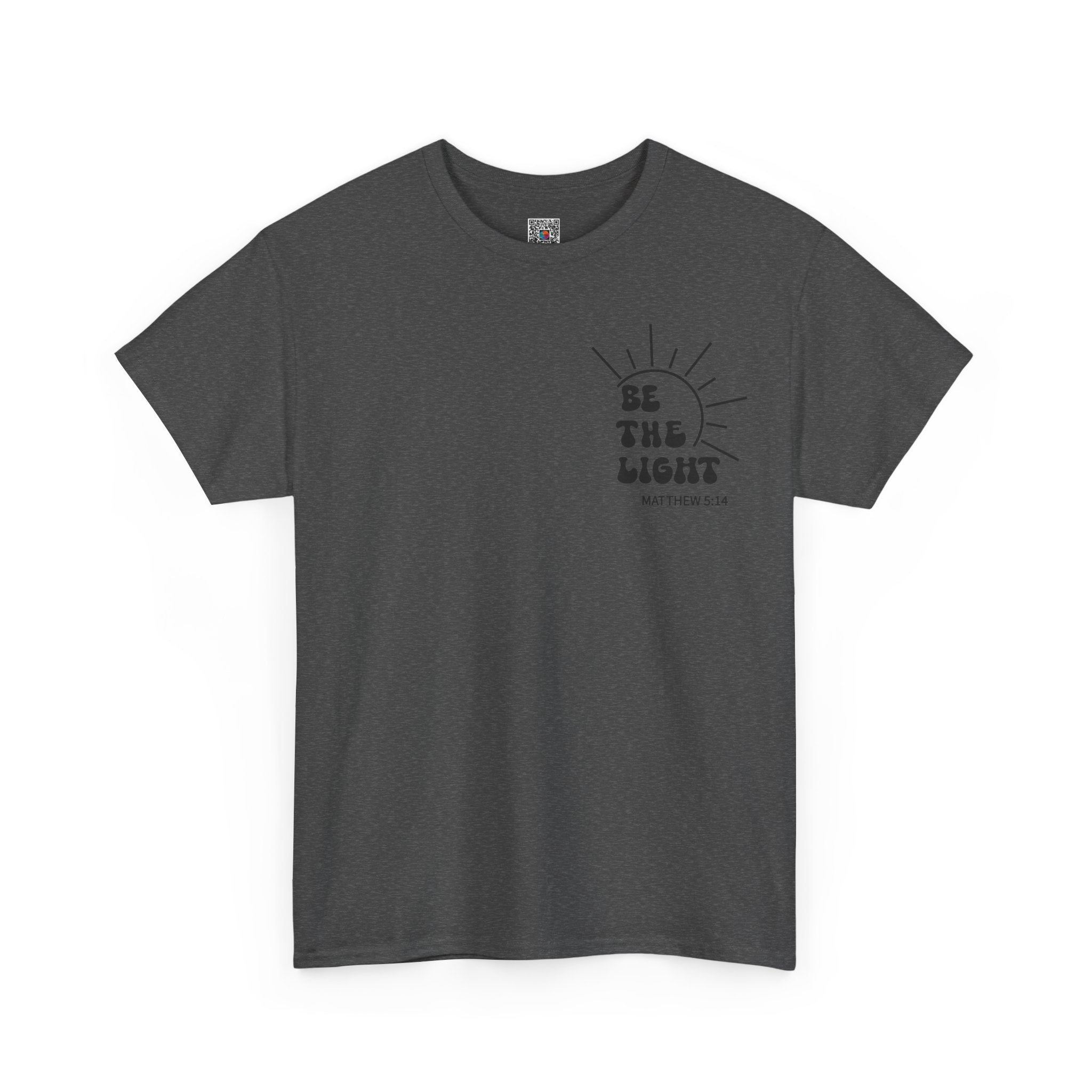 Be The Light Tee — Christian Inspirational T‑Shirt/Cr8tive Designs