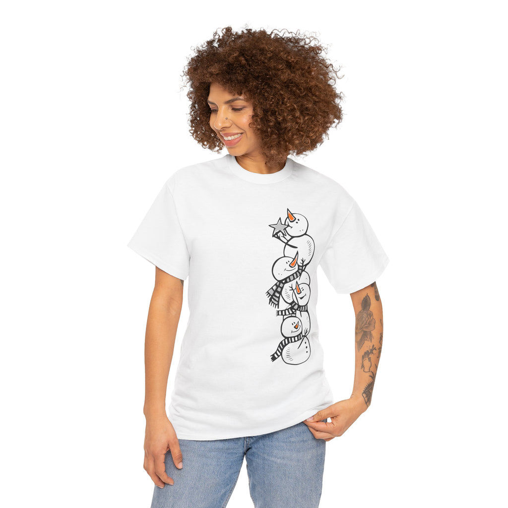 Stacked Snowmen | Whimsical Christmas Winter Design | Cr8tive Designs