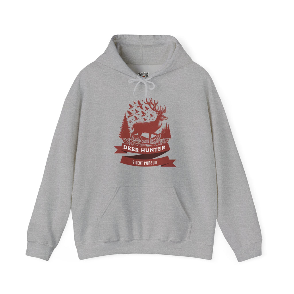 Deer Hunter Silent Pursuit Hoodie | Rustic Woodland Hunting Design | Cr8tive Designs