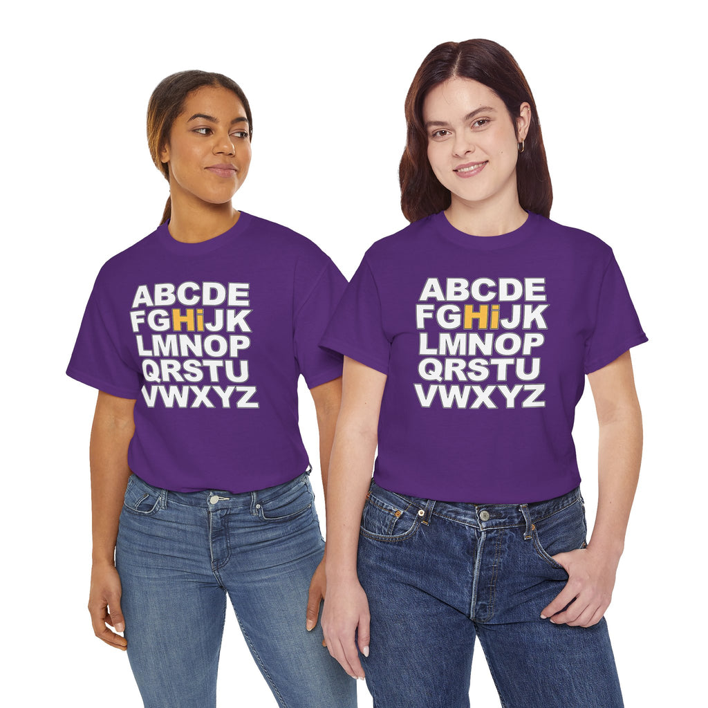 Bold Alphabet Teacher Tee | ABC Classroom Graphic T-Shirt | Cr8tive Designs