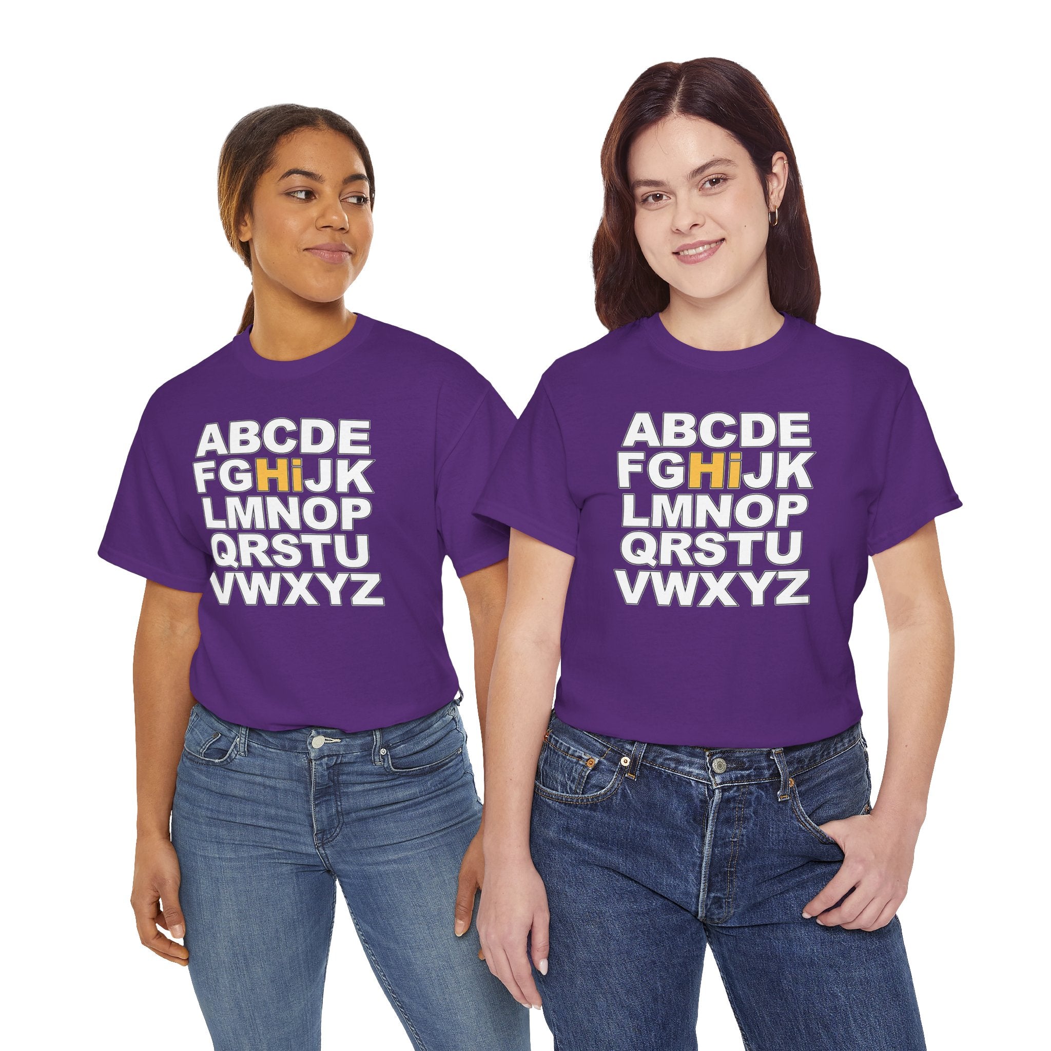 Bold Alphabet Teacher Tee | ABC Classroom Graphic T-Shirt | Cr8tive Designs