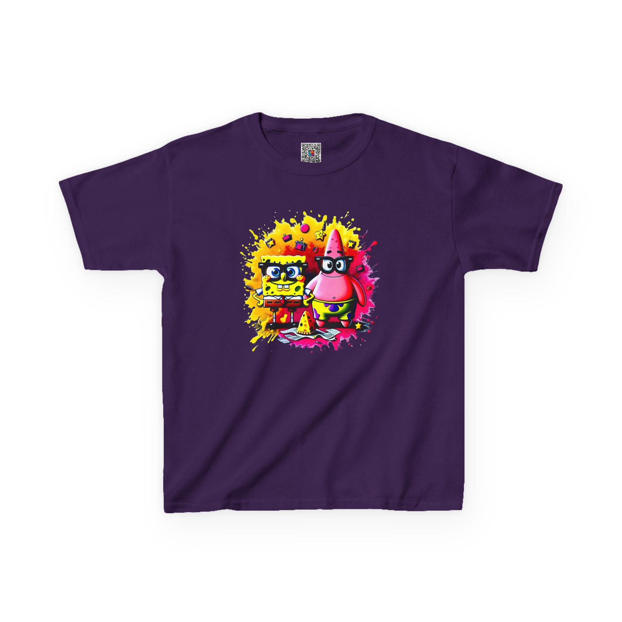 Underwater Besties Graffiti Youth Tee | Colorful Cartoon Graphic T-Shirt | Cr8tive Designs