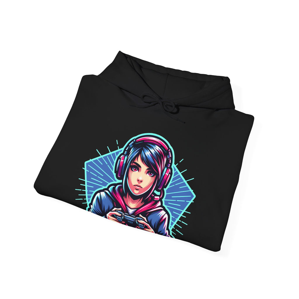 Gamer Girl | Neon Gaming Hoodie | Cr8tive Designs