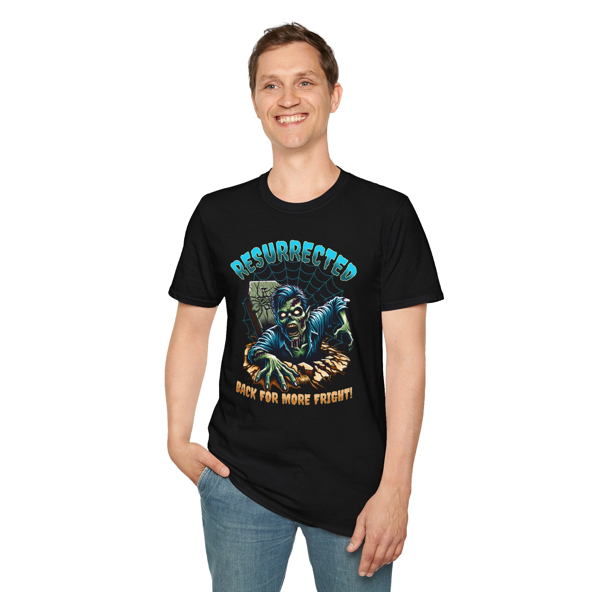 Resurrected Zombie T-Shirt | Retro Horror Graphic Tee | Cr8tive Designs