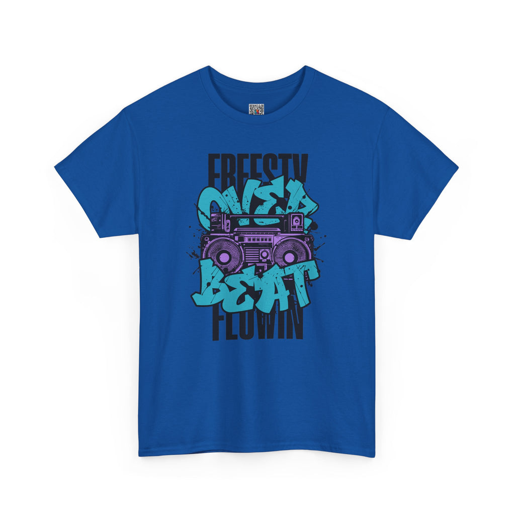 Graffiti Boombox Streetwear Graphic Tee | Urban Hip-Hop Design | Cr8tive Designs