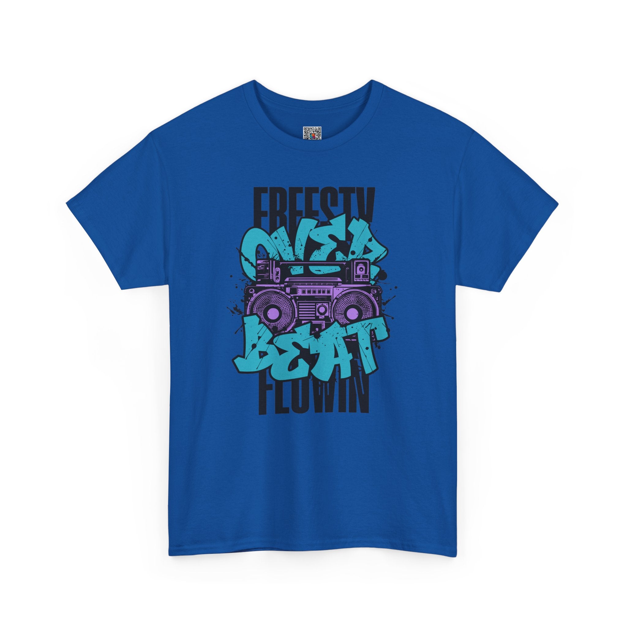 Graffiti Boombox Streetwear Graphic Tee | Urban Hip-Hop Design | Cr8tive Designs