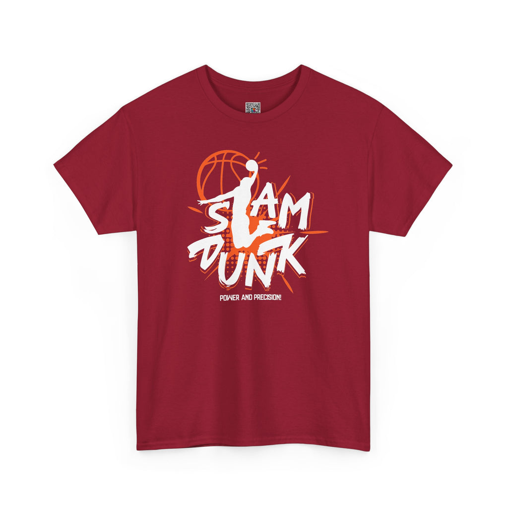 Slam Dunk Basketball | Bold Sports Graphic T-Shirt | Cr8tive Designs
