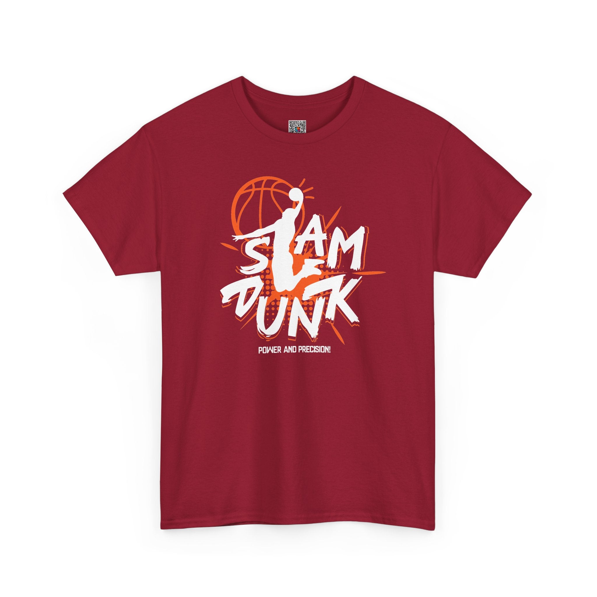 Slam Dunk Basketball | Bold Sports Graphic T-Shirt | Cr8tive Designs