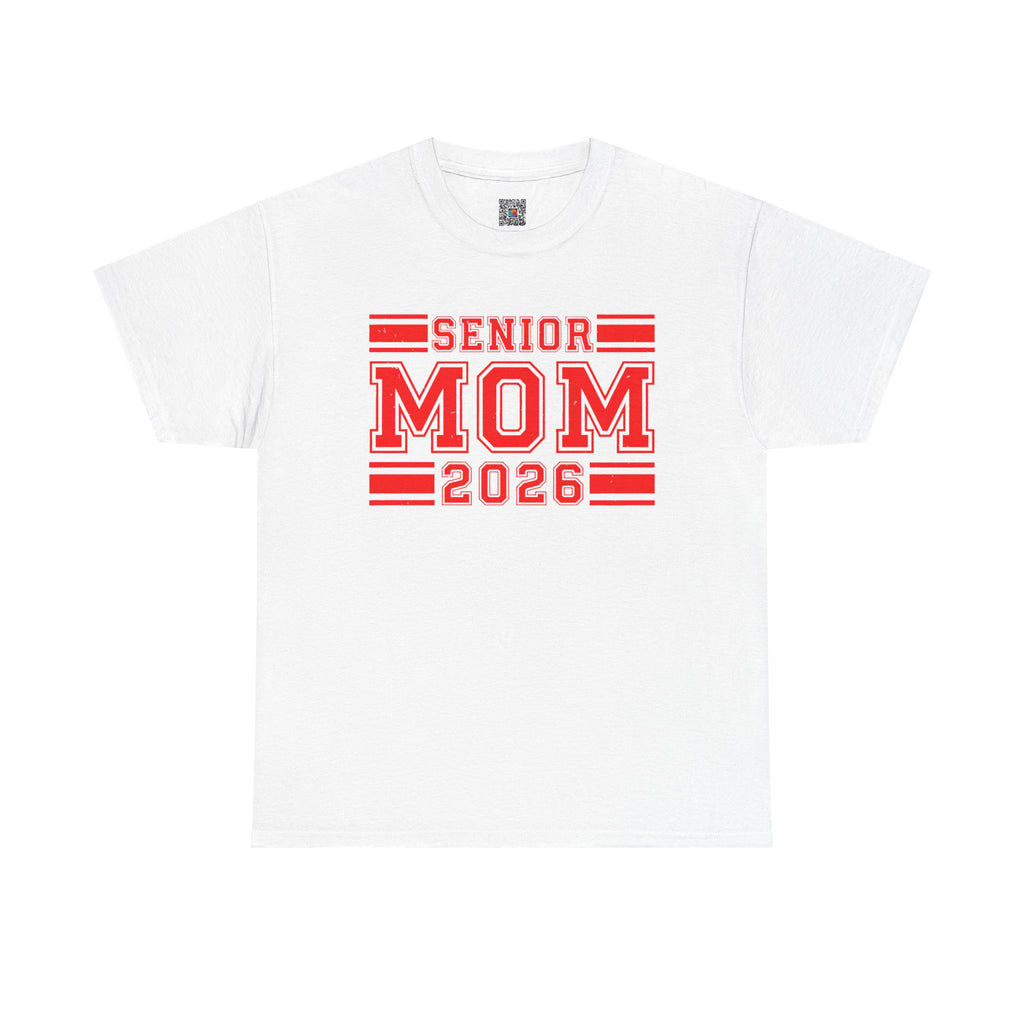 Senior Mom 2026 Varsity T-Shirt | Graduation Tee | Class of 2026 Mom Shirt | Cr8tive Designs