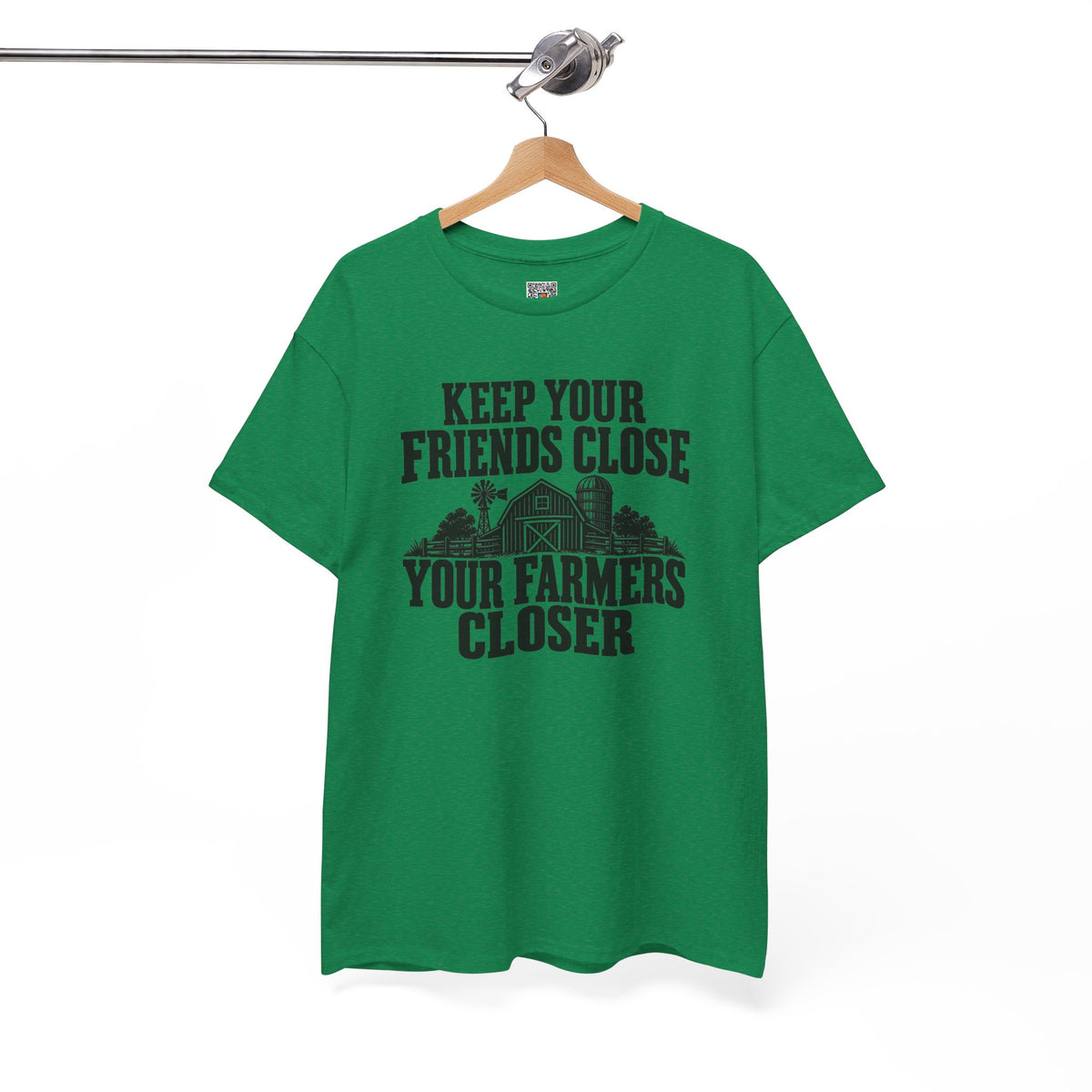Keep Your Friends Close Your Farmers Closer T-Shirt | Rustic Barn Agriculture Tee | Cr8tive Designs