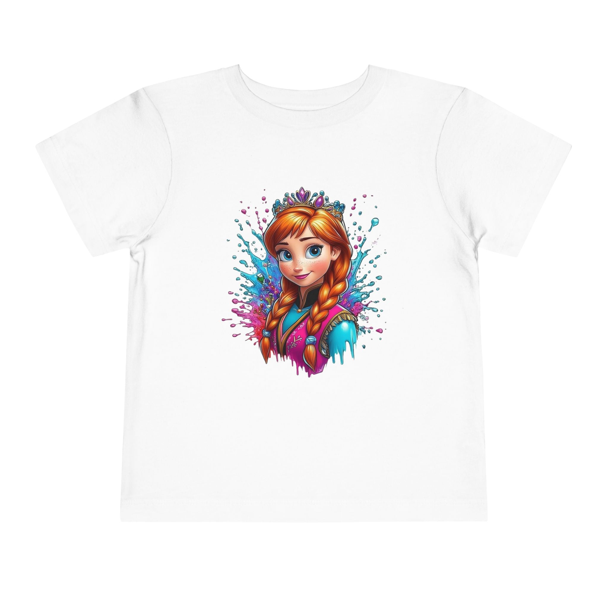 Snow Kingdom Princess Toddler Tee | Colorful Fairytale T-Shirt Design | Cr8tive Designs