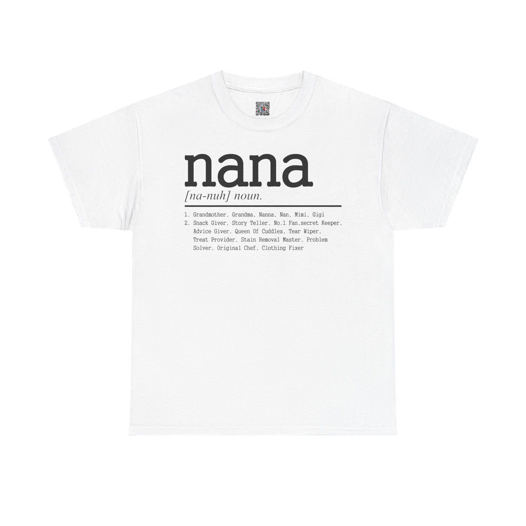 Nana Gift T-Shirt | Cute Grandma Definition Quote Tee | Cr8tive Designs