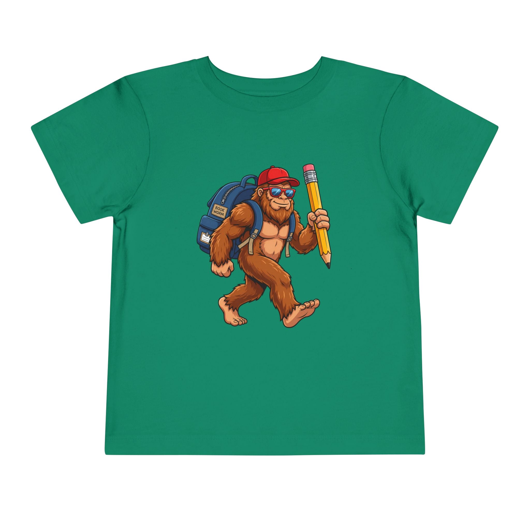 Bigfoot Back-to-School Toddler Tee | Funny Sasquatch T-Shirt | Cr8tive Designs