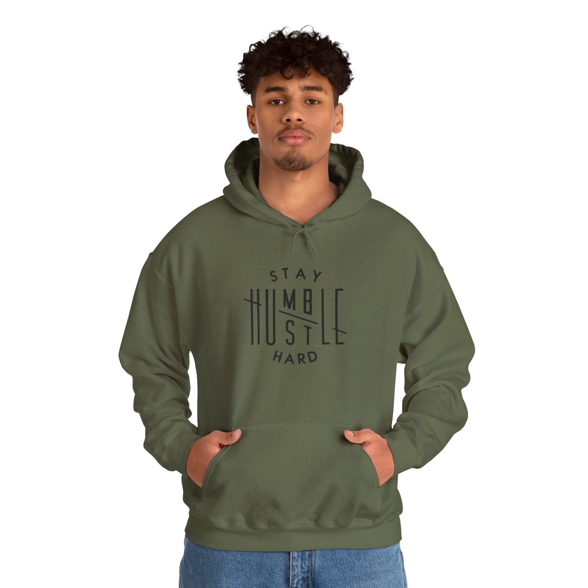 Hustle Hard Hoodie – Minimal Motivational Pullover