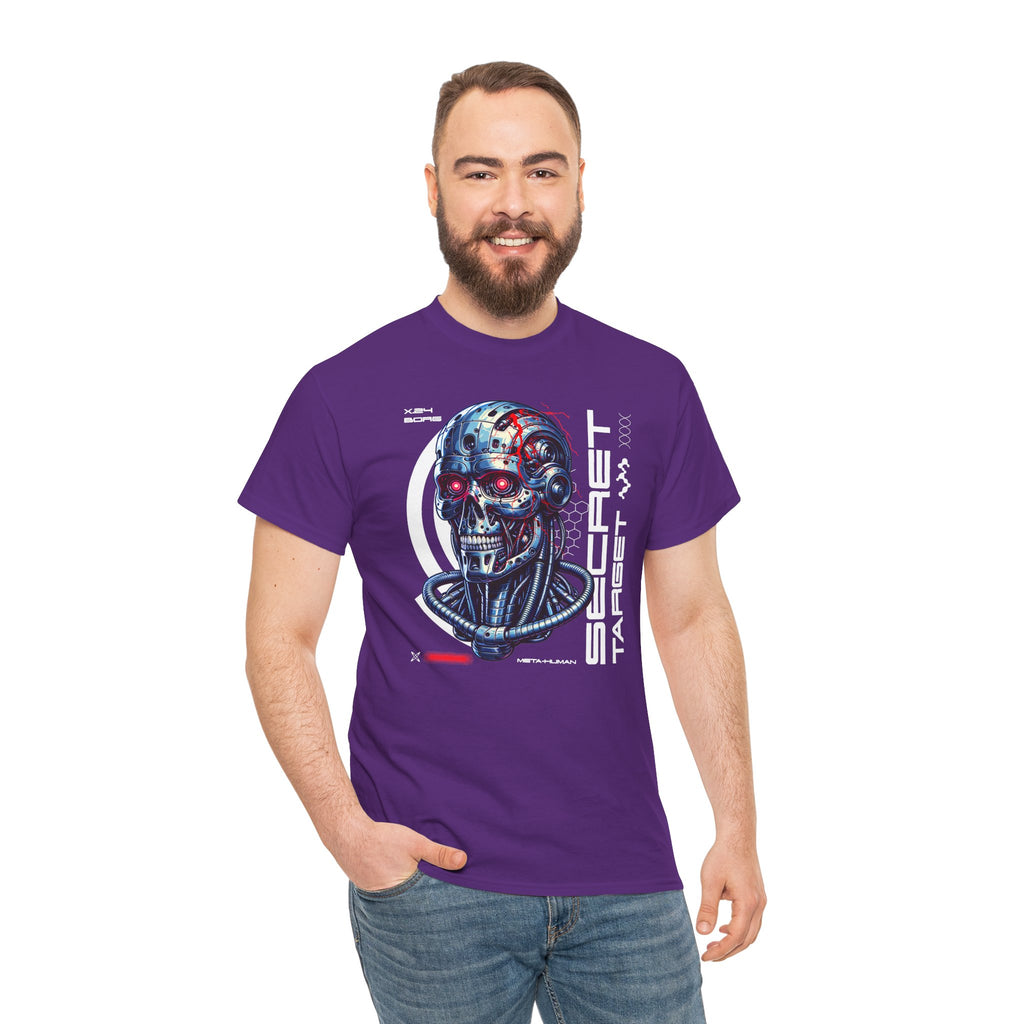 Cybernetic Skull | Futuristic Sci-Fi Graphic T-Shirt | Cr8tive Designs