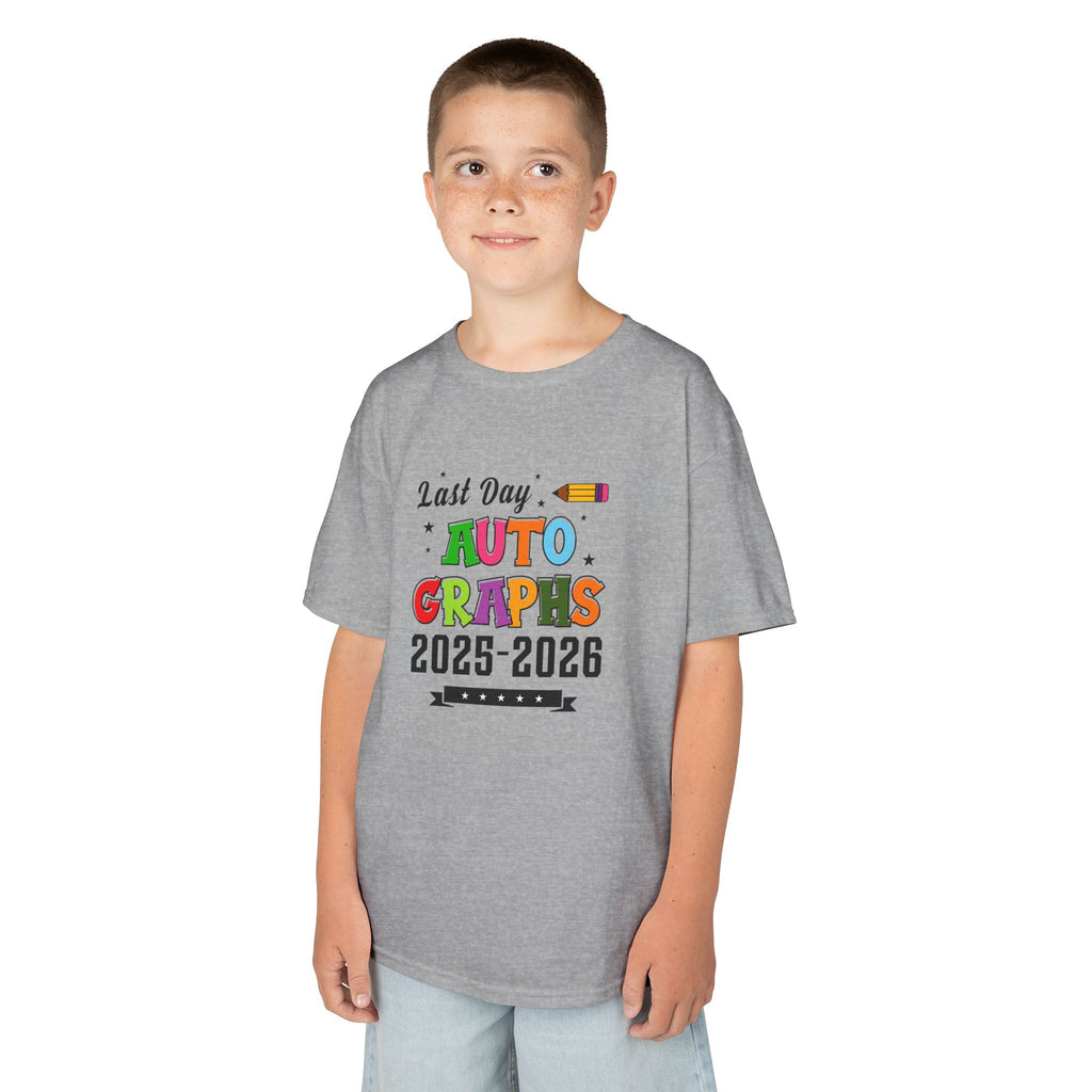 LAST DAY AUTOGRAPHS 2025-2026 T-SHIRT | KIDS SCHOOL SIGNATURE SHIRT | LAST DAY OF SCHOOL SHIRT | CR8TIVE DESIGNS