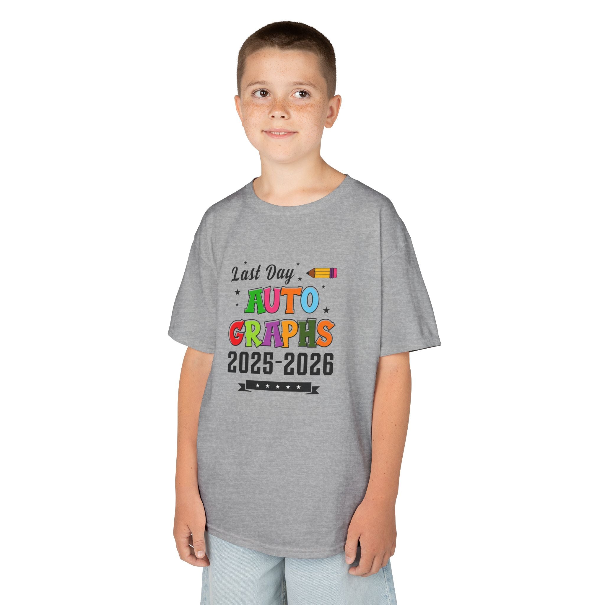 LAST DAY AUTOGRAPHS 2025-2026 T-SHIRT | KIDS SCHOOL SIGNATURE SHIRT | LAST DAY OF SCHOOL SHIRT | CR8TIVE DESIGNS