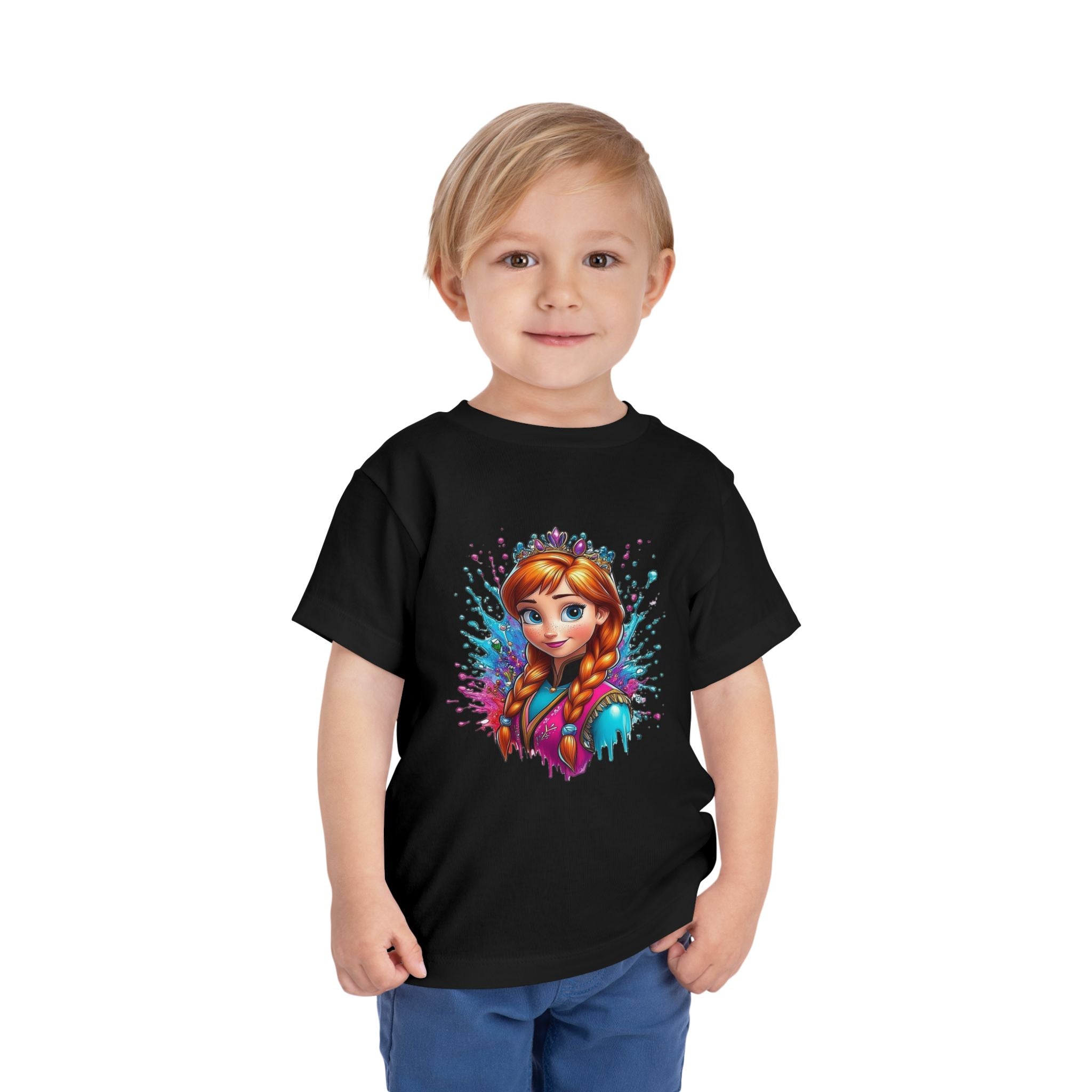 Snow Kingdom Princess Toddler Tee | Colorful Fairytale T-Shirt Design | Cr8tive Designs