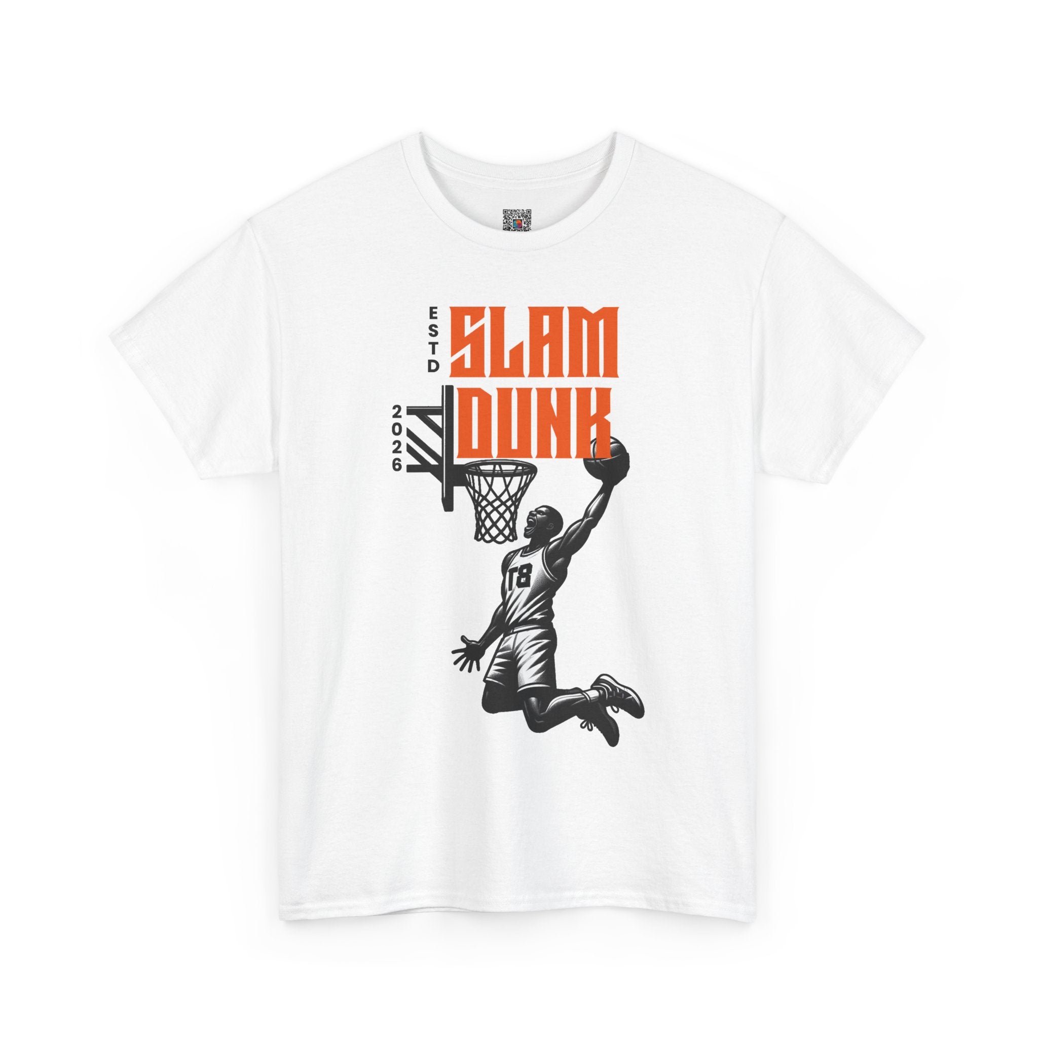 Slam Dunk T-Shirt | Basketball Player Dunk Graphic Tee | Cr8tive Designs