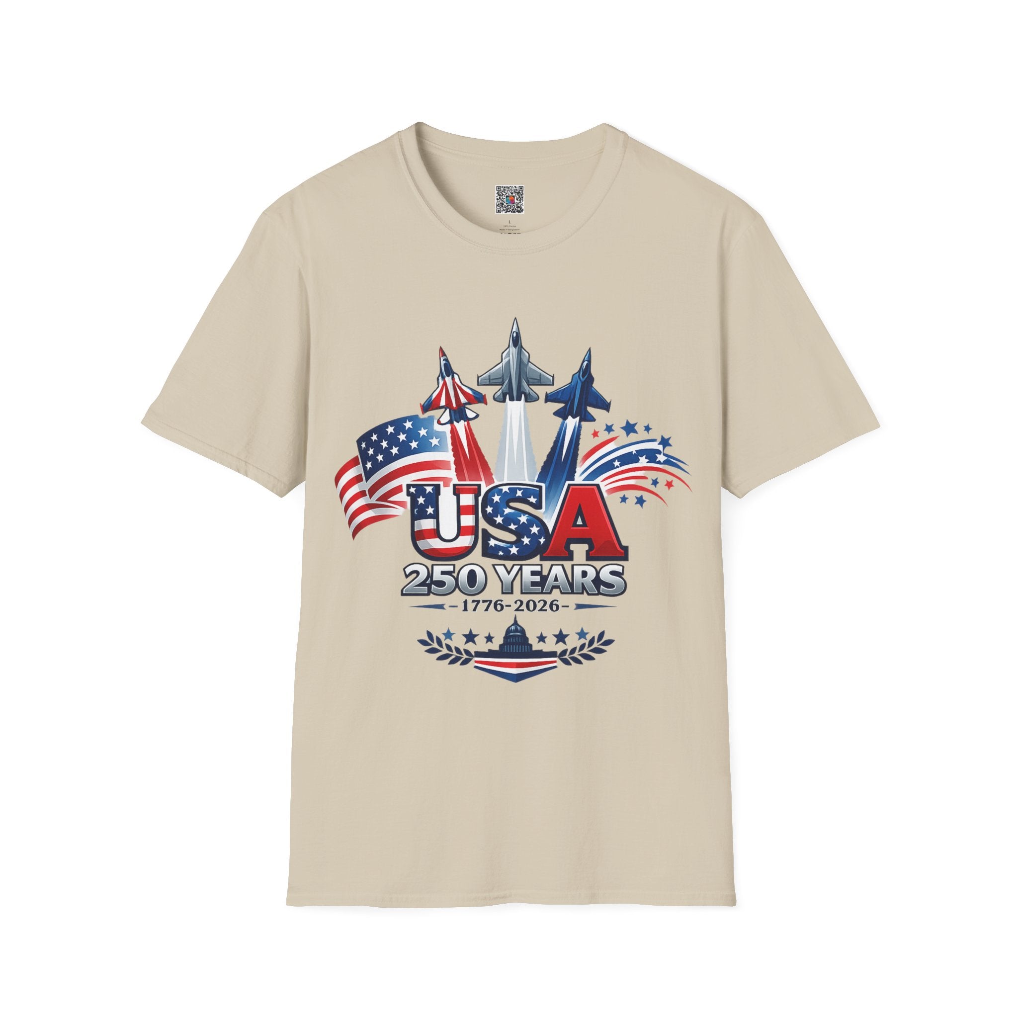 USA 250 Years | Patriotic Jet & American Flag Design | Cr8tive Designs