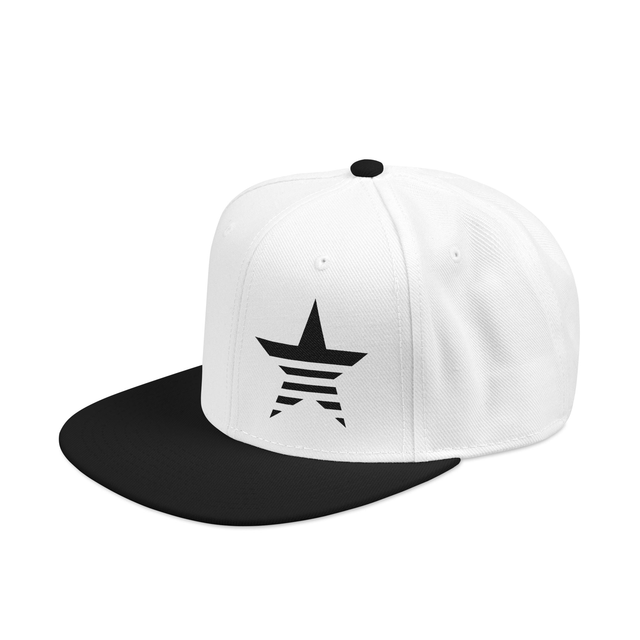 Star Embroidery Snapback Hat/Cr8tive Designs