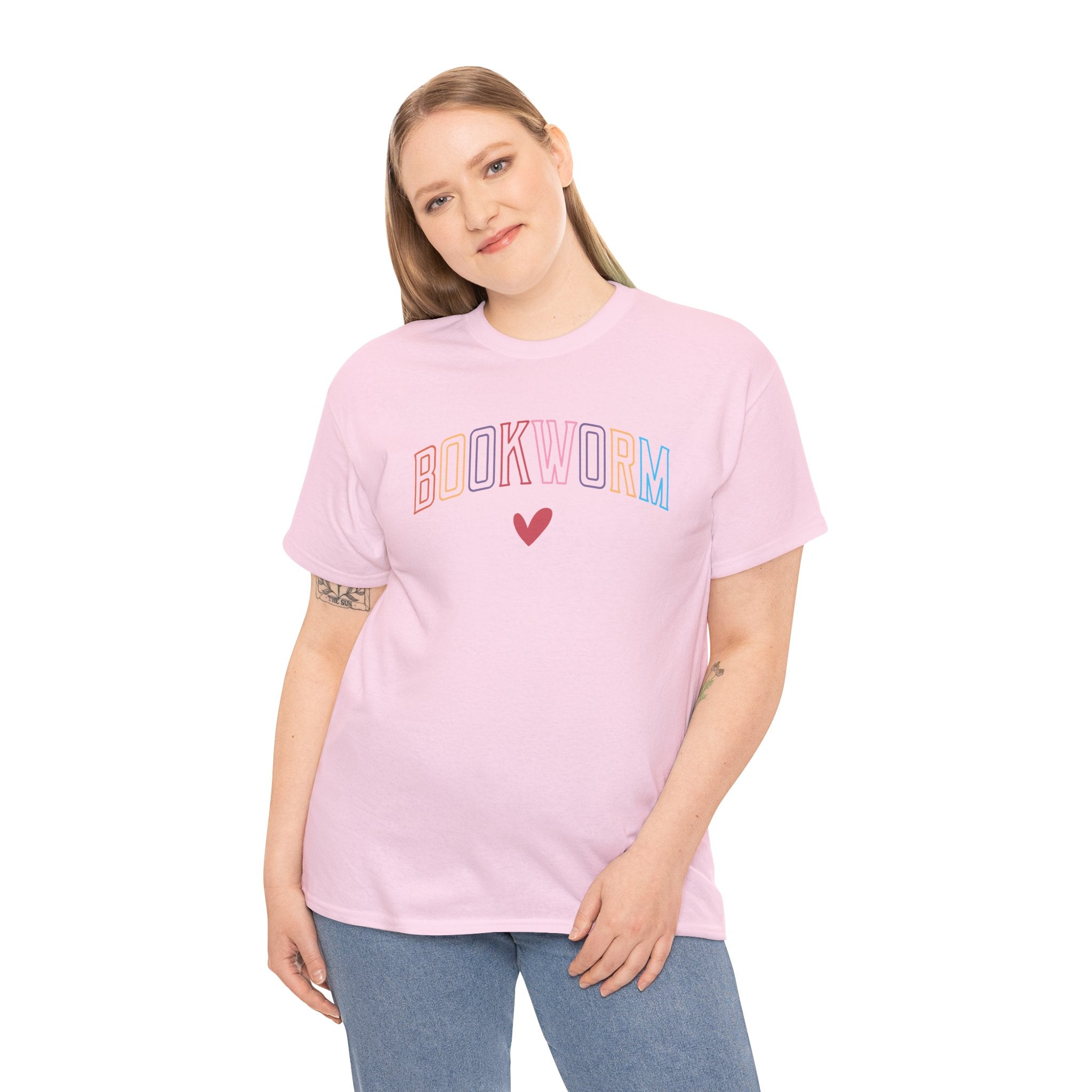 Bookworm Varsity Graphic Tee | Colorful Book Lover T-Shirt | Cr8tive Designs
