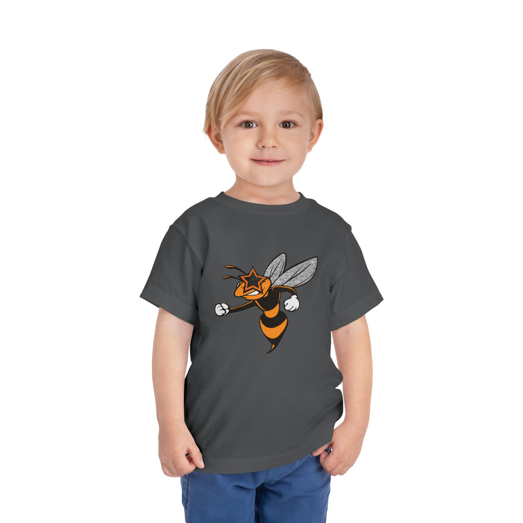 Hornet Mascot Toddler Graphic T-Shirt | School Spirit Mascot Tee | Cr8tive Designs