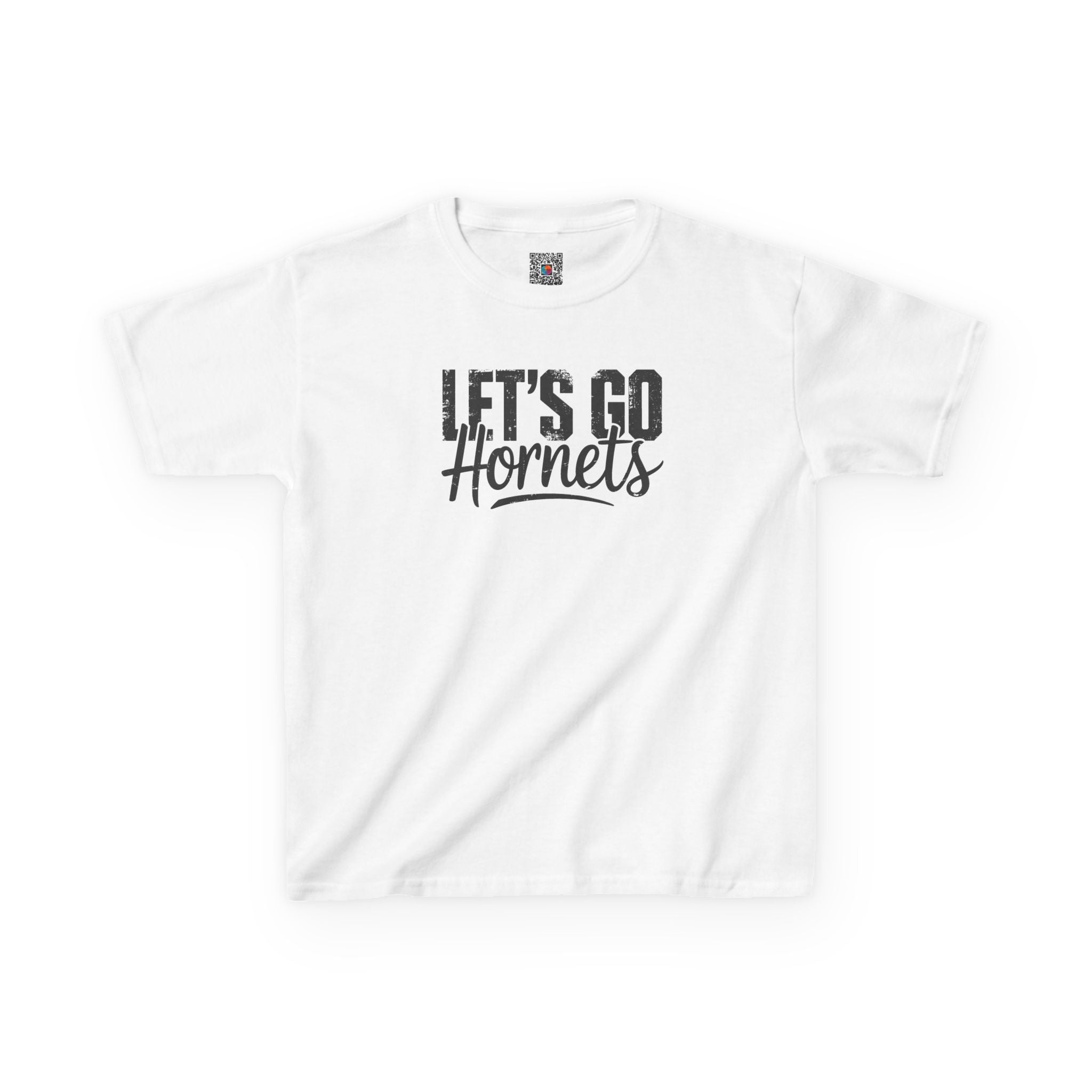 Let's Go Hornets Youth Graphic T-Shirt | School Spirit Mascot Tee | Cr8tive Designs