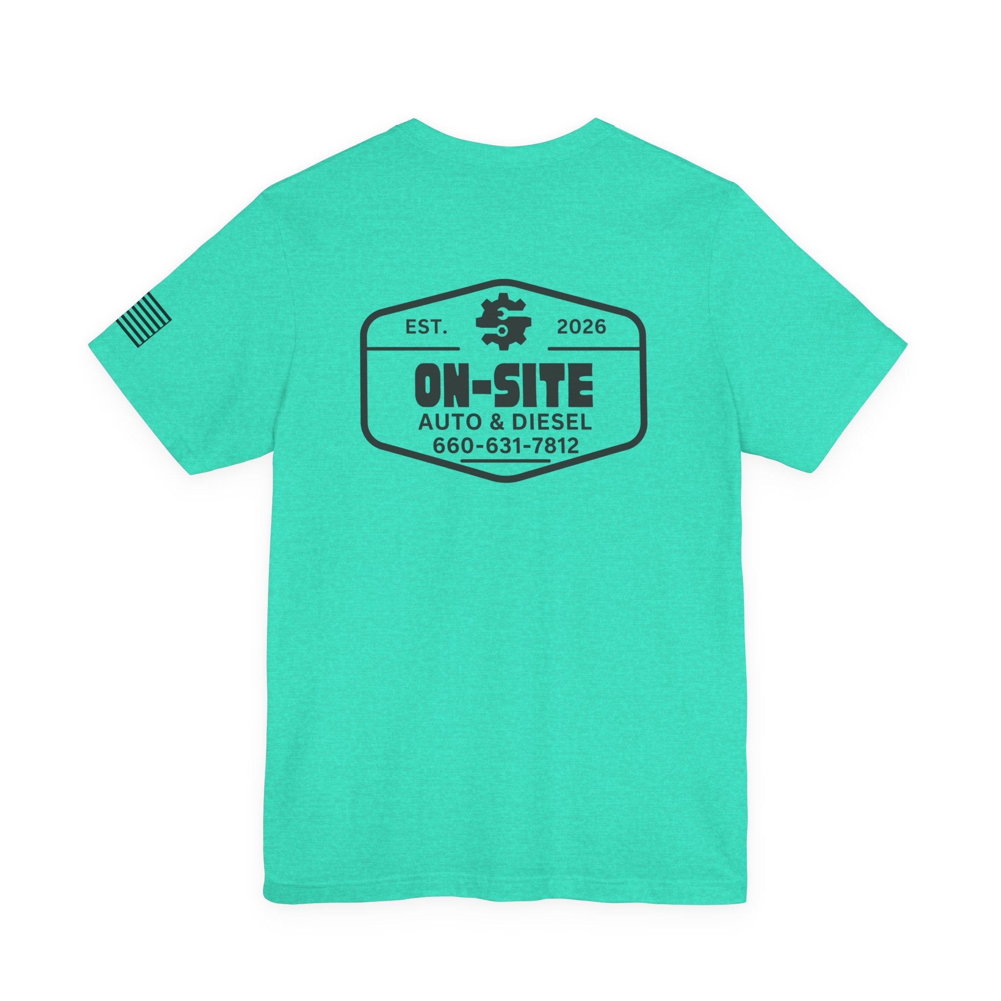 On-Site Auto & Diesel Crew Tee | Cr8tive Designs.
