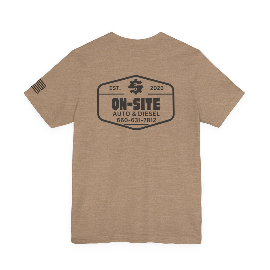 On-Site Auto & Diesel Crew Tee | Cr8tive Designs.