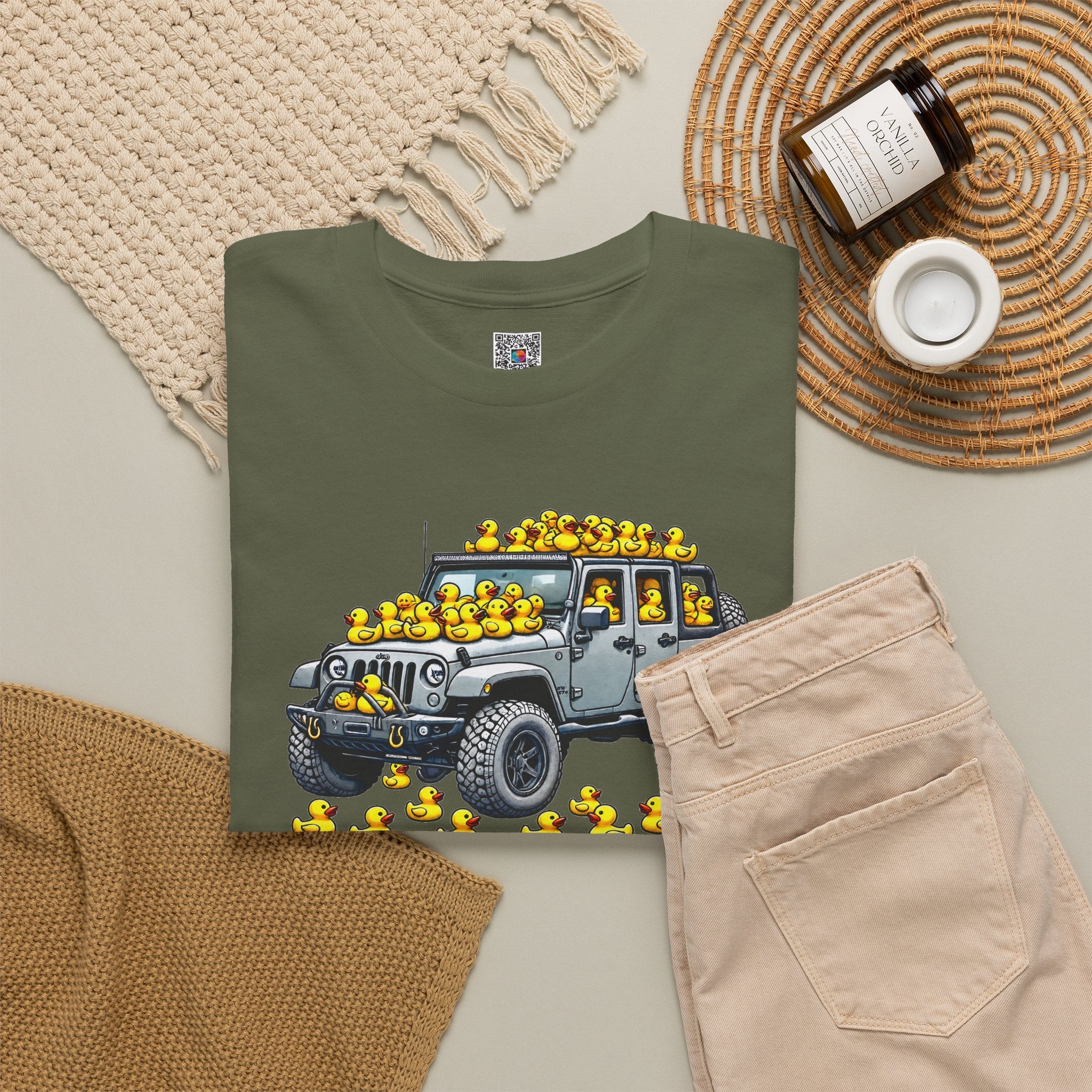 Duck Duck Jeep | Off-Road Ducking Graphic Tee | Cr8tive Designs
