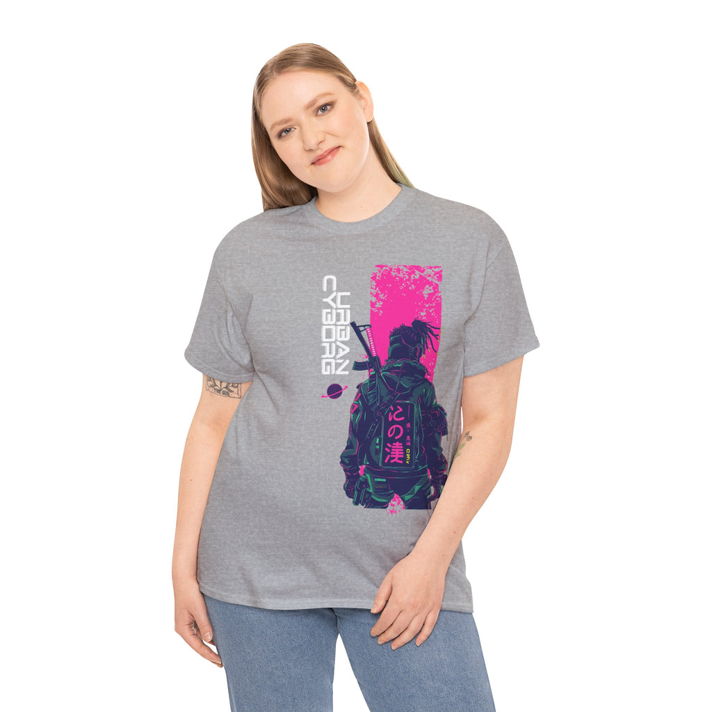 Urban Cyborg | Neon Cyberpunk Tshirt Design | Cr8tive Designs