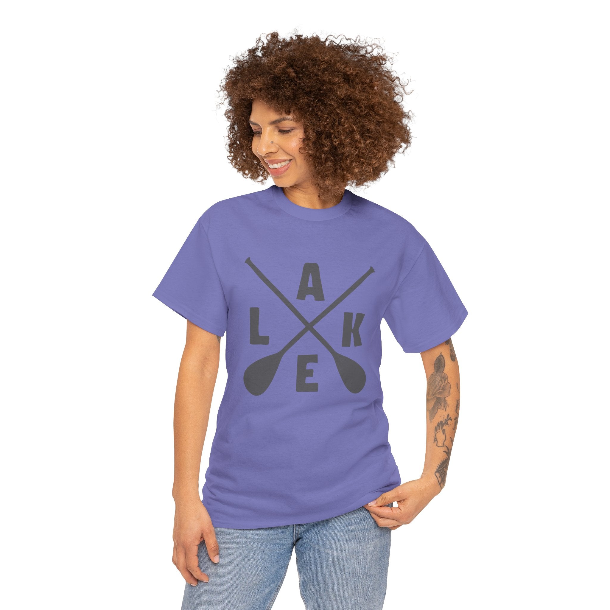 Lake Paddle Logo | Simple Lake Life Tee | Cr8tive Designs