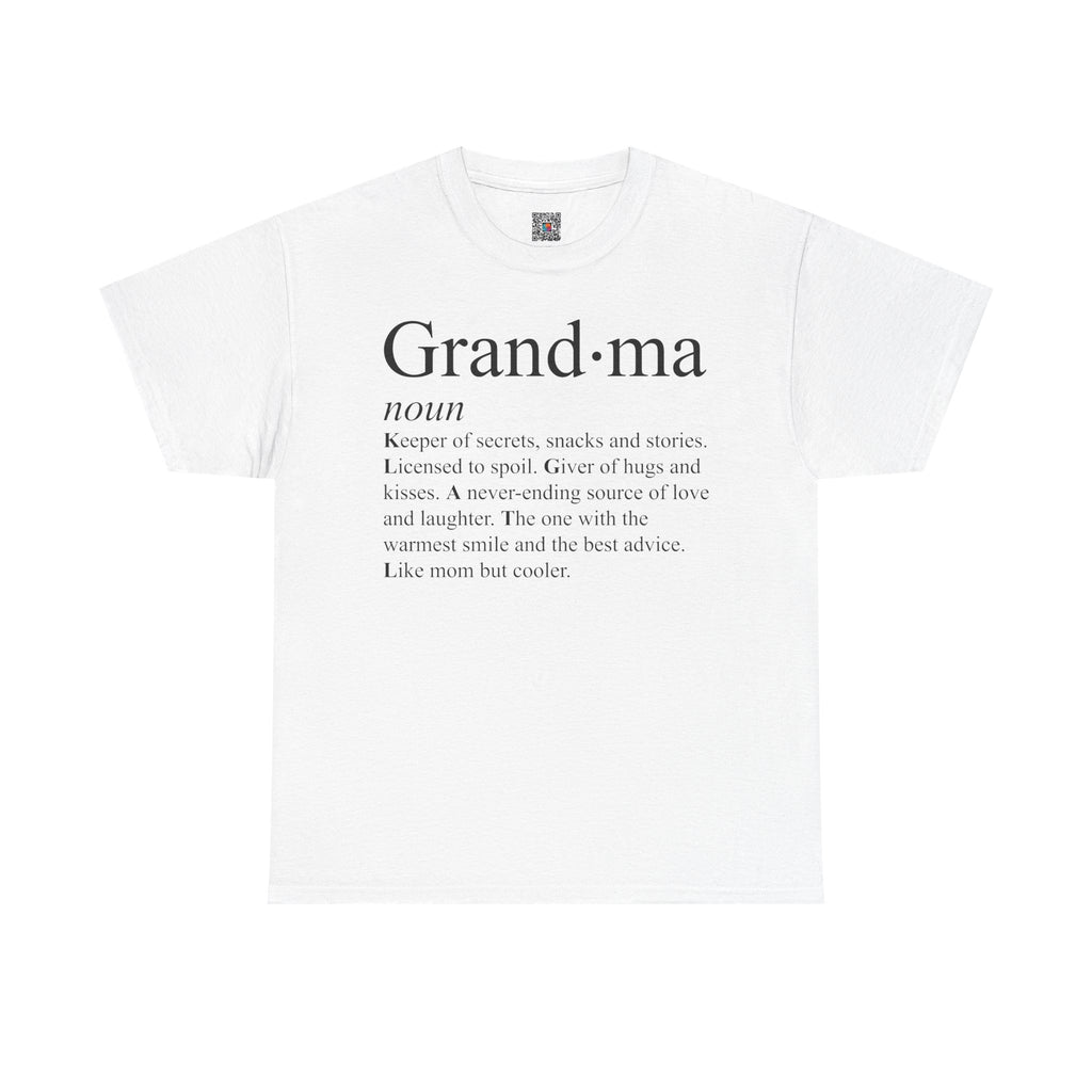 Grandma Definition Shirt – Sweet & Sentimental Gift for Grandma, Cozy Graphic Tee | Cr8tive Designs