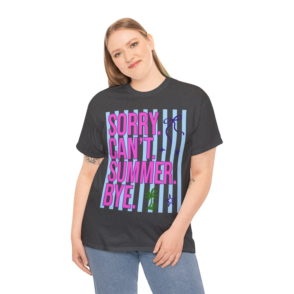 SORRY CAN’T SUMMER BYE T-SHIRT | FUNNY TEACHER SUMMER SHIRT | LAST DAY OF SCHOOL SHIRT | CR8TIVE DESIGNS