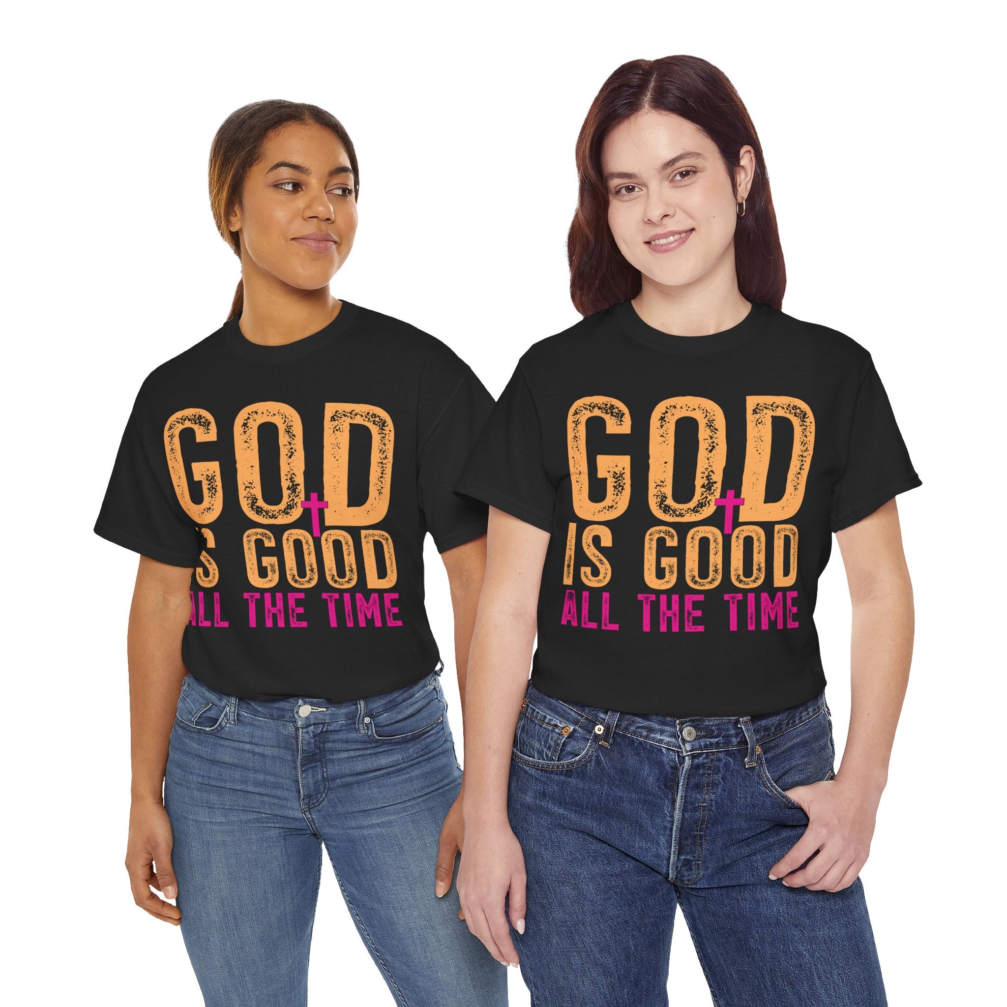 God Is Good All The Time – Inspirational Christian Faith T-Shirt | Cr8tive Designs