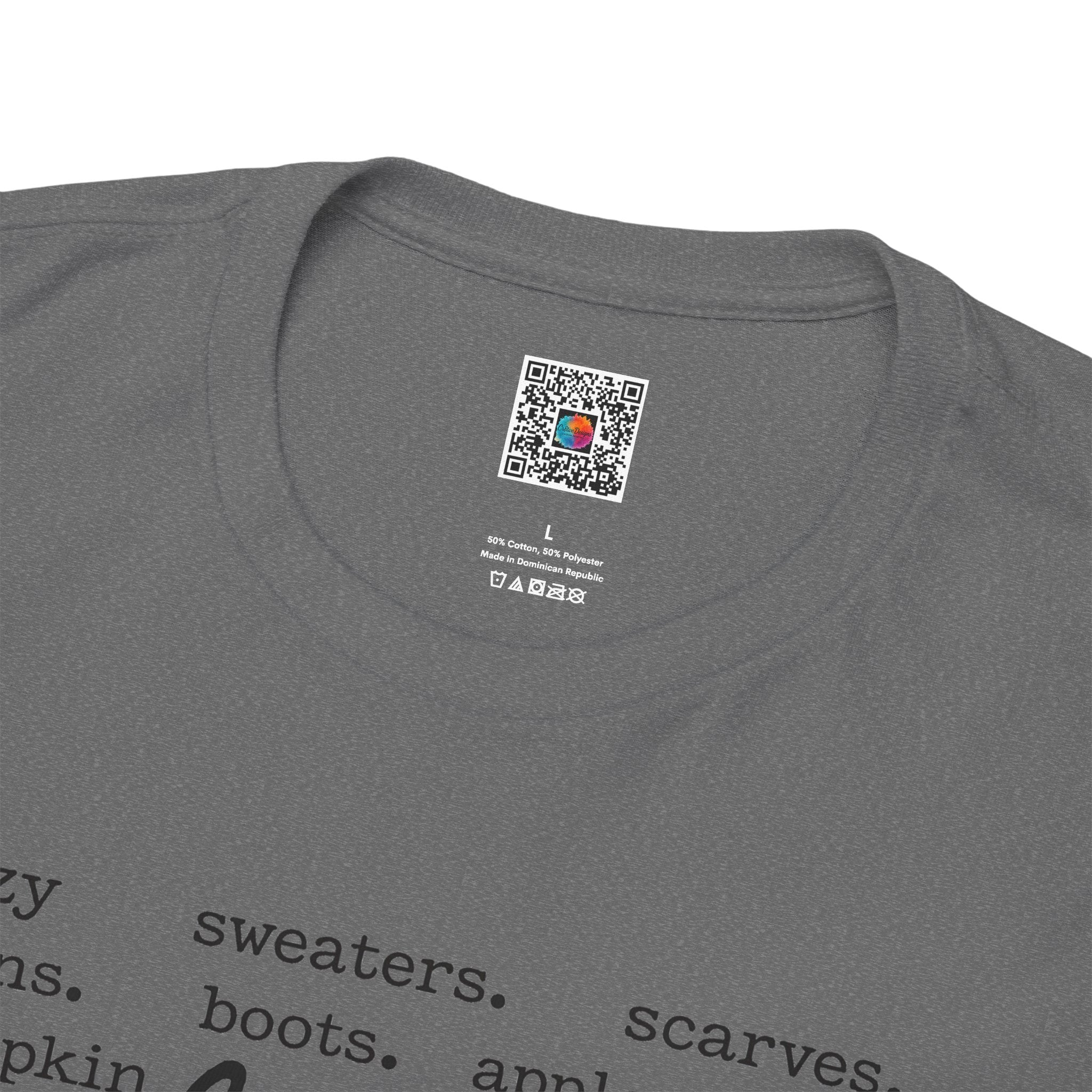 Everything Fall Favorites Tee | Cozy Autumn Word Art Shirt | Cr8tive Designs