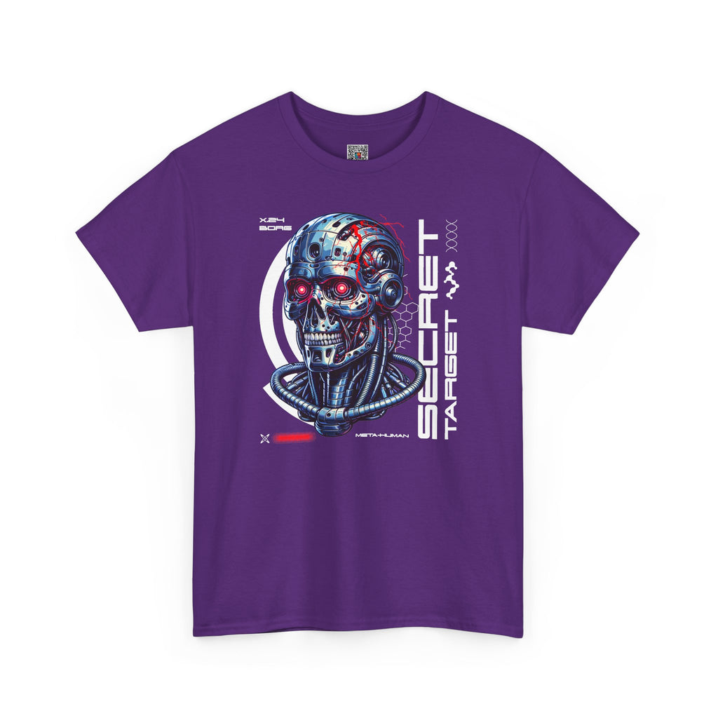 Cybernetic Skull | Futuristic Sci-Fi Graphic T-Shirt | Cr8tive Designs